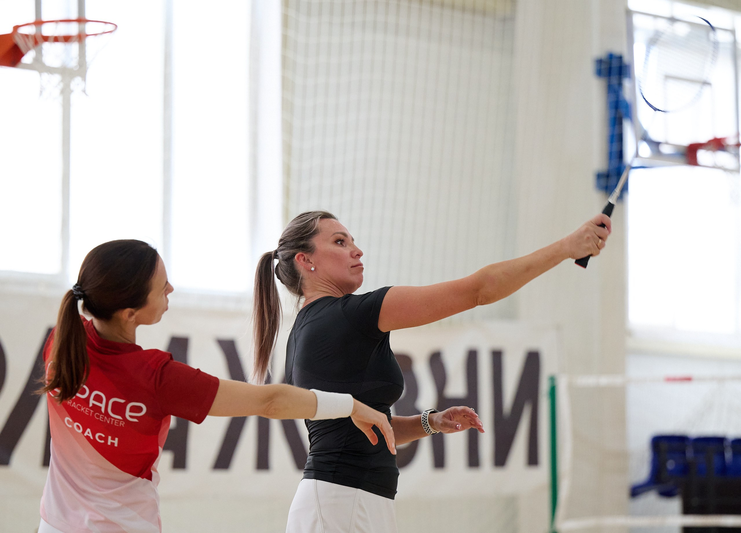 Бадминтон. Мастер-класс Любови Сухановой. Ижевск. 20.07.2024. Спортивный репортажный фотограф в Ижевске Сергей Мерзляков