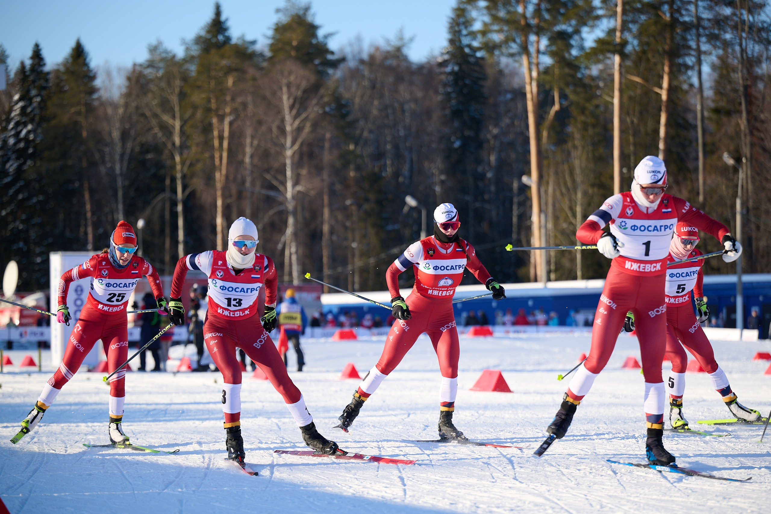 VI этап ФосАгро Кубка России по лыжным гонкам. Спринт. Ижевск 25.01.2025. Спортивный репортажный фотограф в Ижевске Сергей Мерзляков