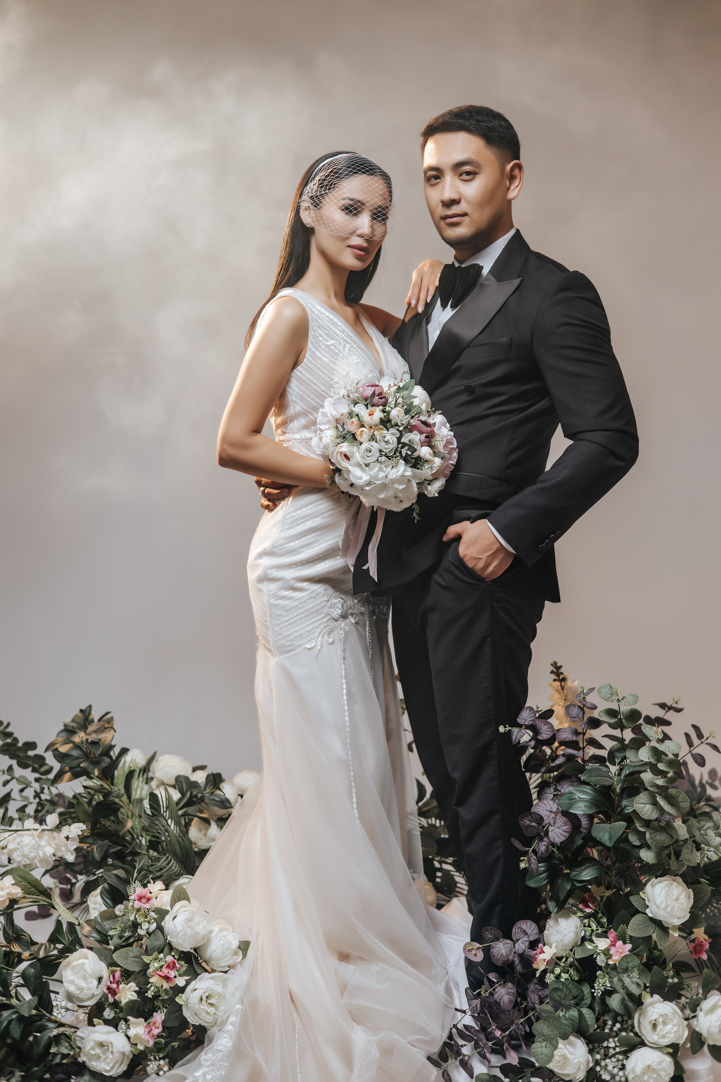 Свадебная съемка в студии. Photopark.kz