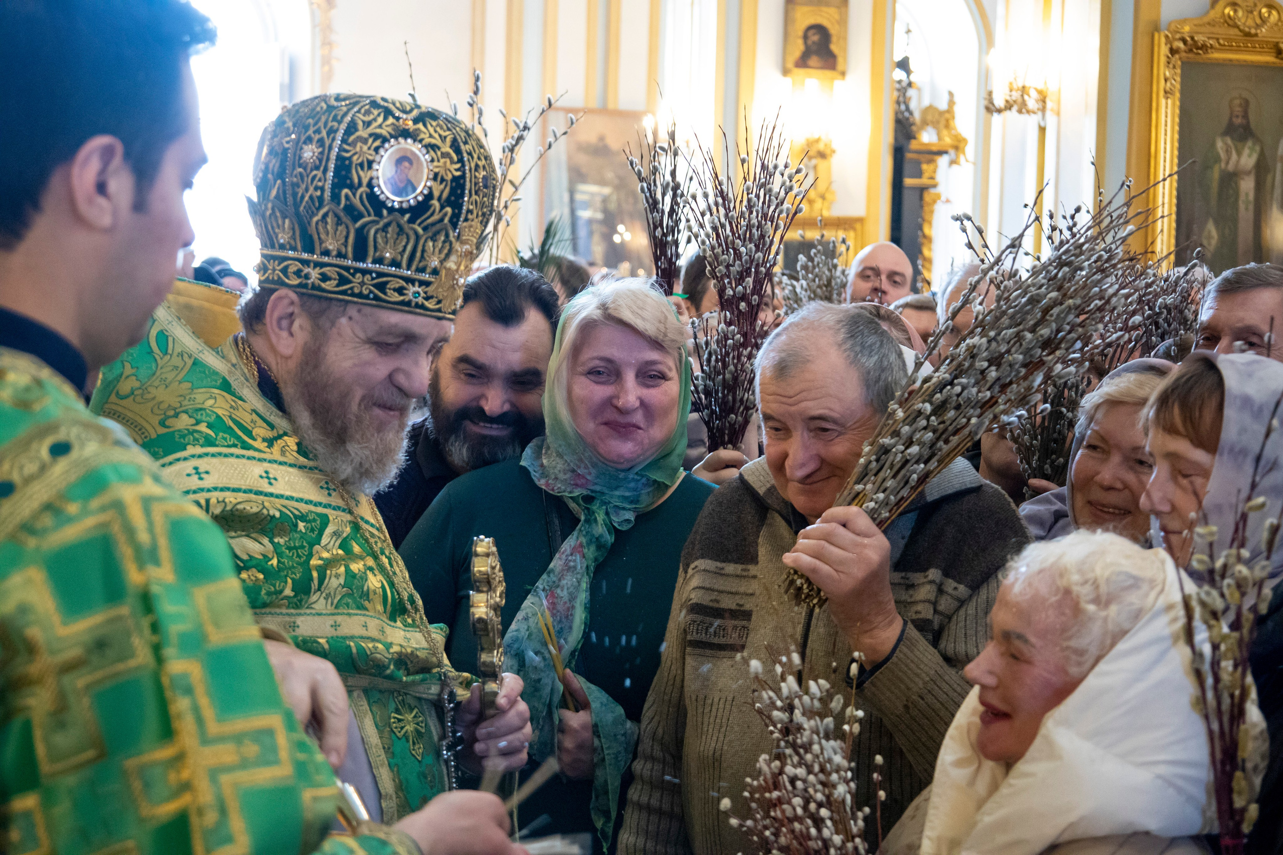 ВХОД ГОСПОДЕНЬ В ИЕРУСАЛИМ. НИКОЛО-БОГОЯВЛЕНСКИЙ МОРСКОЙ СОБОР
