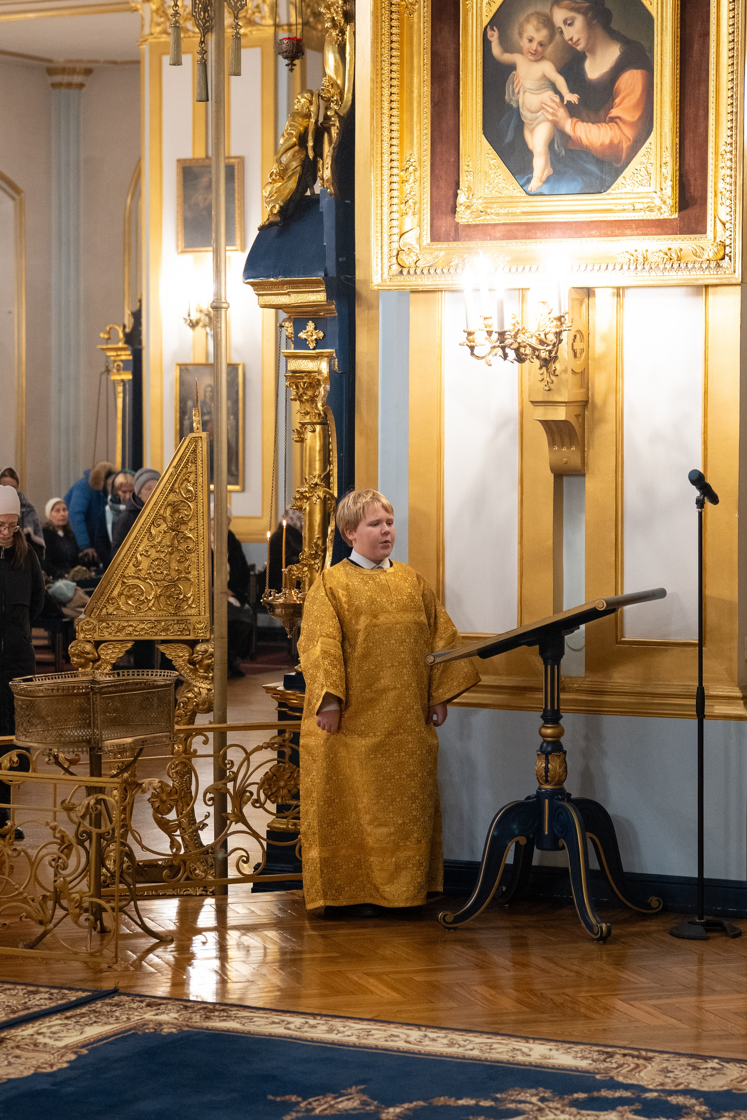 Вечерня. Молебен на Новый год. НИКОЛО-БОГОЯВЛЕНСКИЙ МОРСКОЙ СОБОР