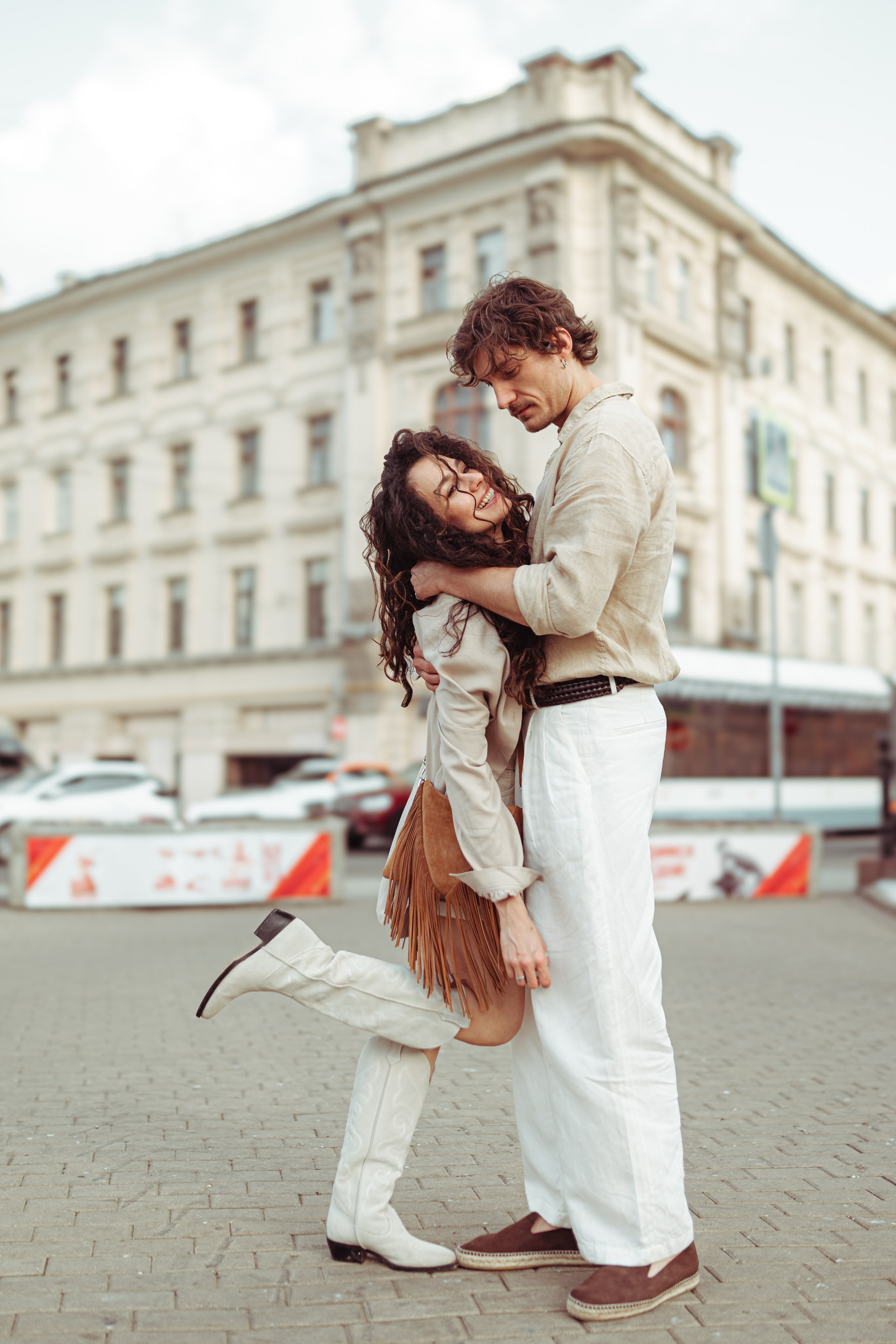 Актеры Виктор Михайлов и Евгения Вайс. Фотограф Сергей Белов | Москва