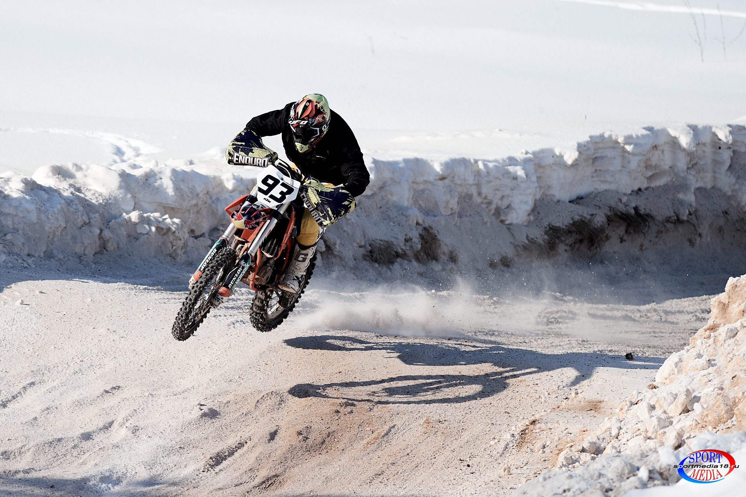 3 этап Кубка Удмуртской Республики по мотокроссу. Воткинск 23.02.2025. Спортивный репортажный фотограф в Ижевске Сергей Мерзляков