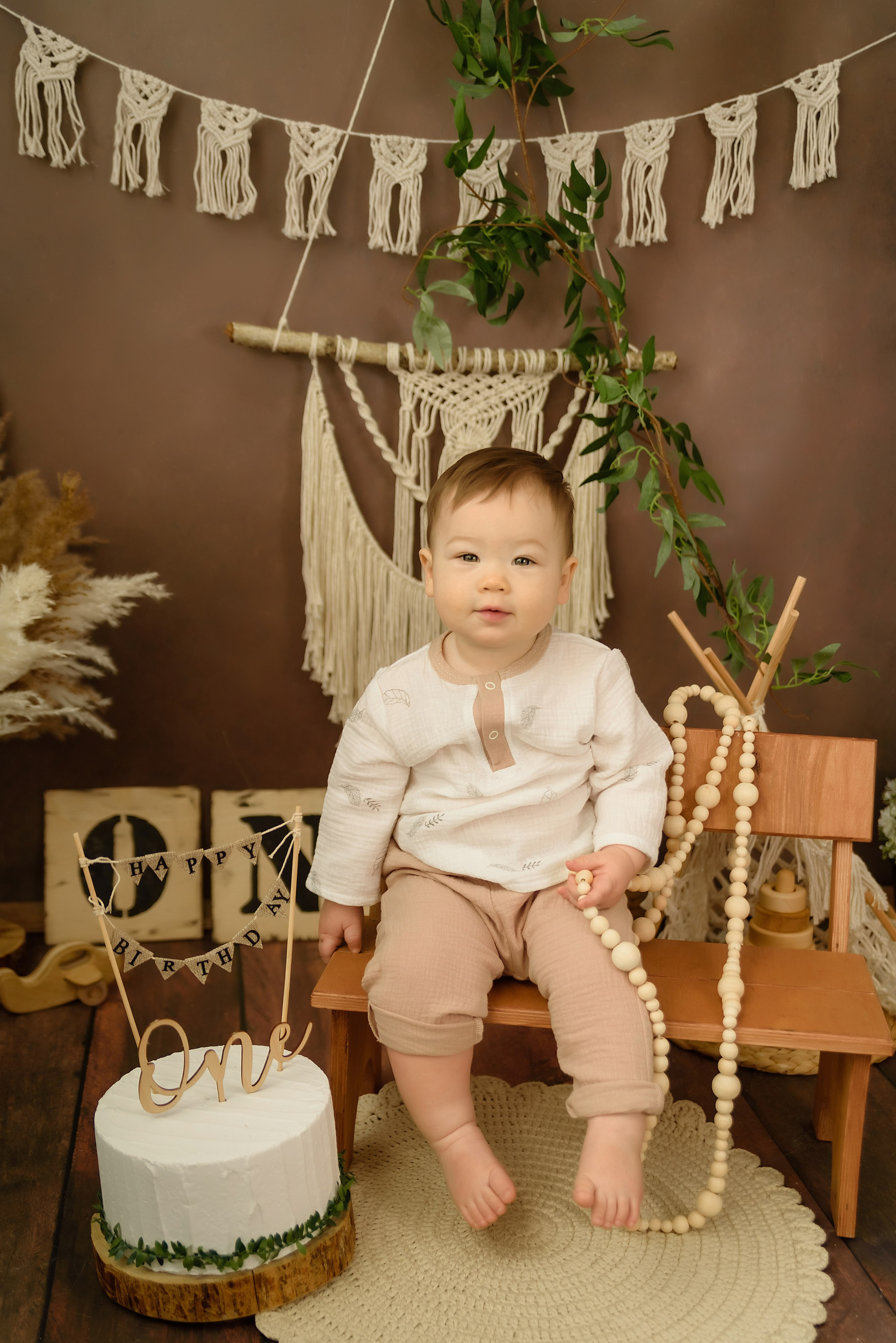 Детская фотосессия «Бохо» Савелию 1 годик. Детский Фотограф |Фотограф на годик в Брянске Ирина Романова