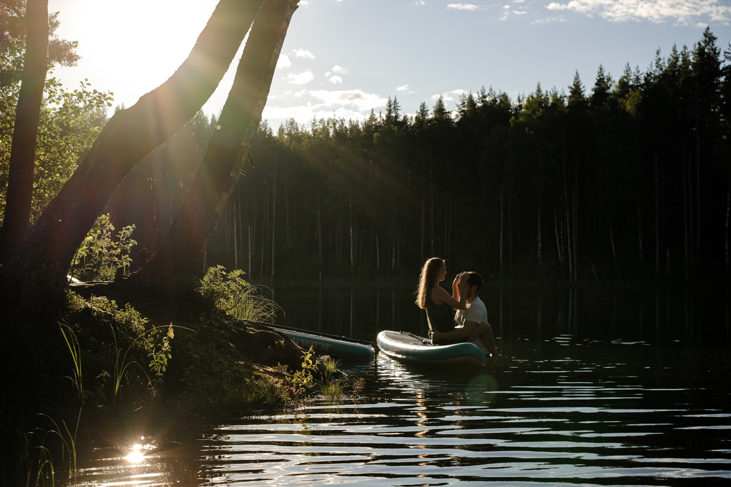 Петя и Лина, на сапах. Интерьерный фотограф и видеограф в Санкт-Петербурге Вадим Балбашевский