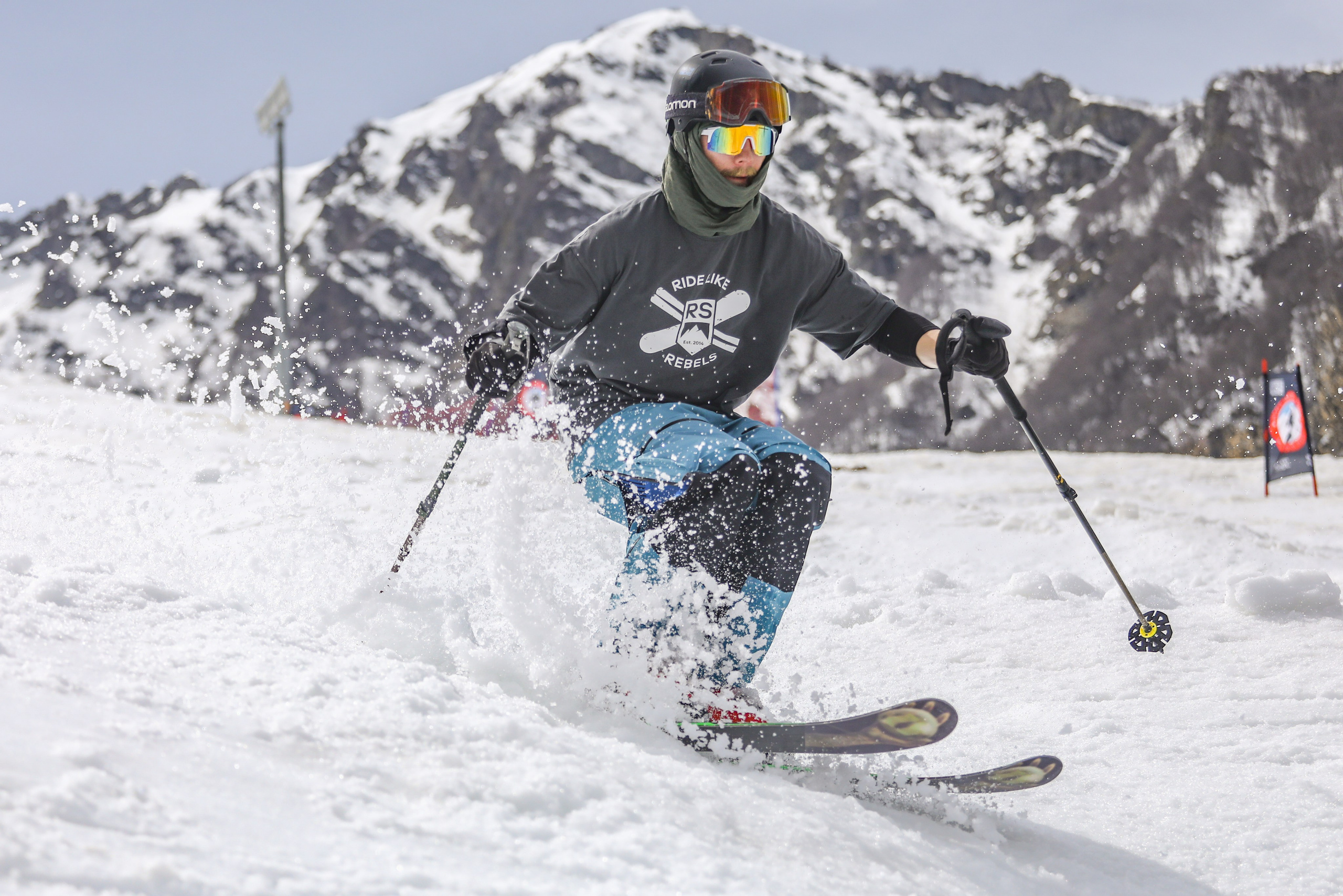 Горные лыжи и сноубординг. Спортивный фотограф в Сочи Красной поляне Сергей Канада