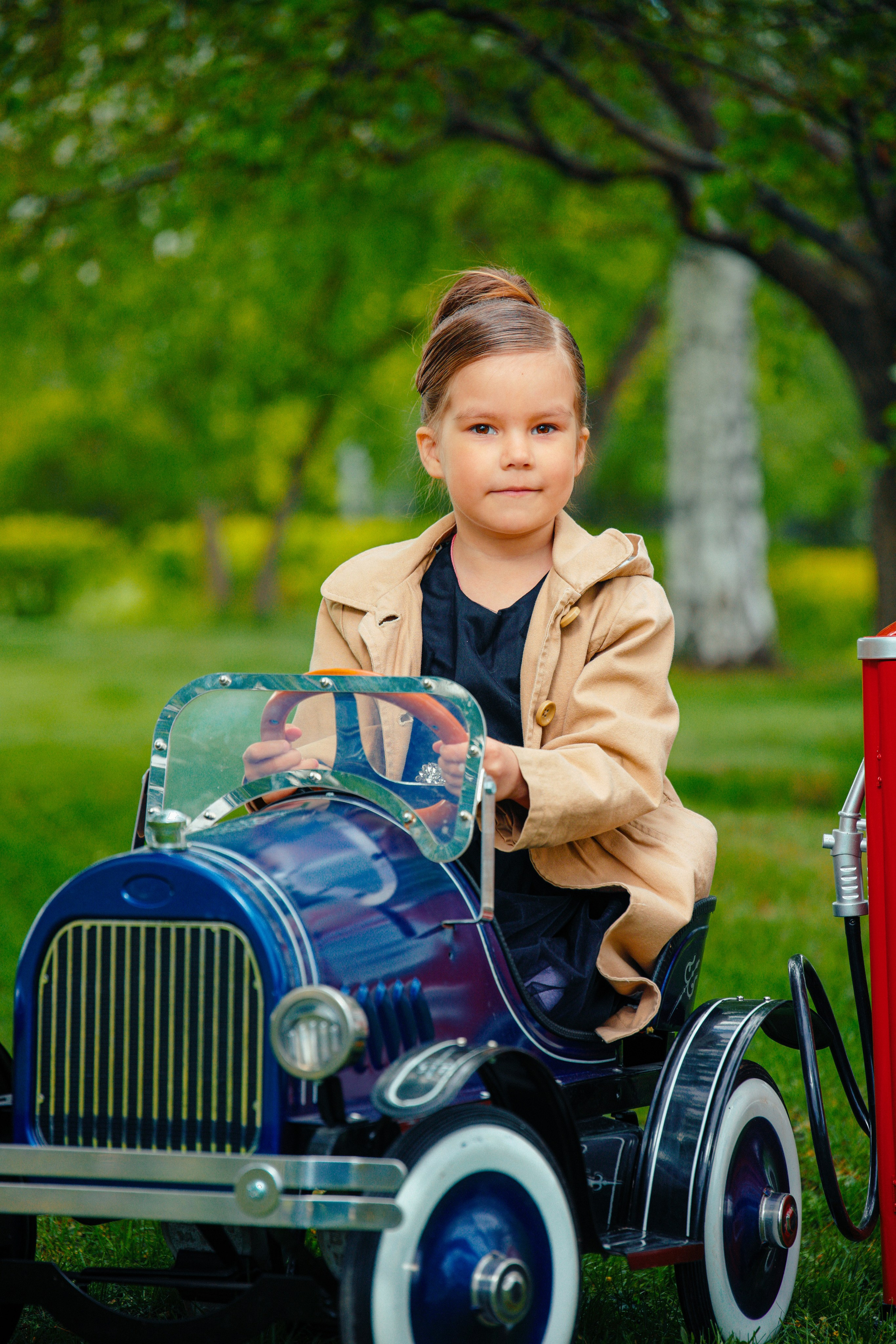 Съемка с ретро машинкой. Детский фотограф Максим Потанин в Ижевске и Набережных Челнах