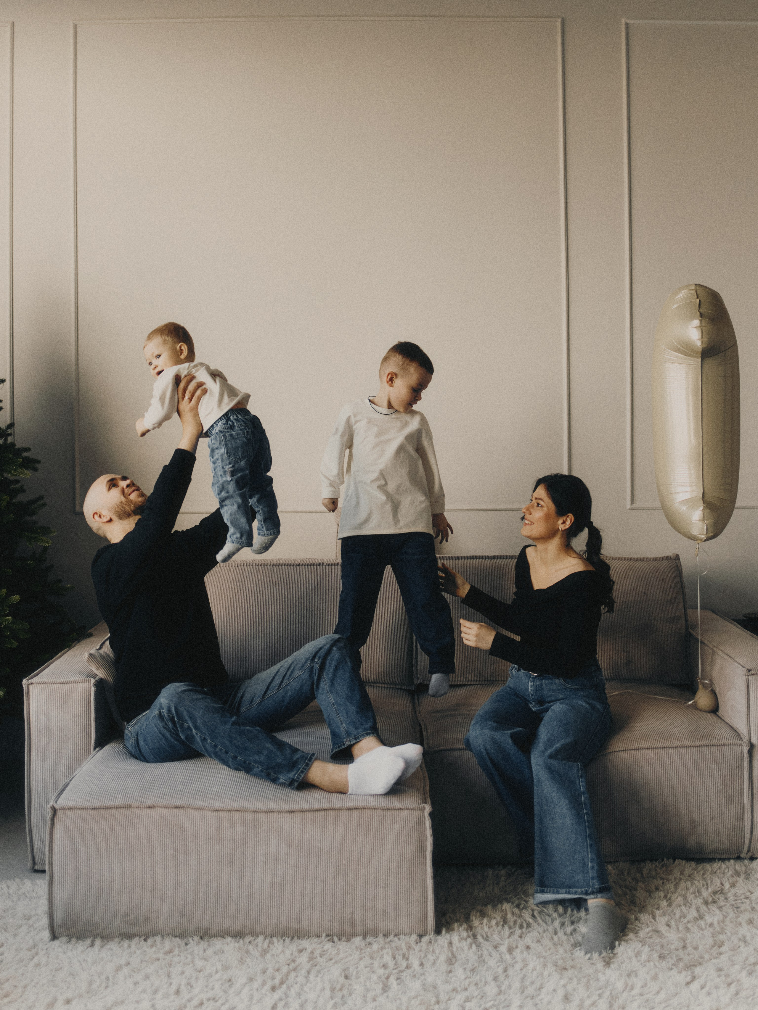 Леша, Кристина, Захар и Кирилл. Портретный фотограф в Москве Ольга Крылова