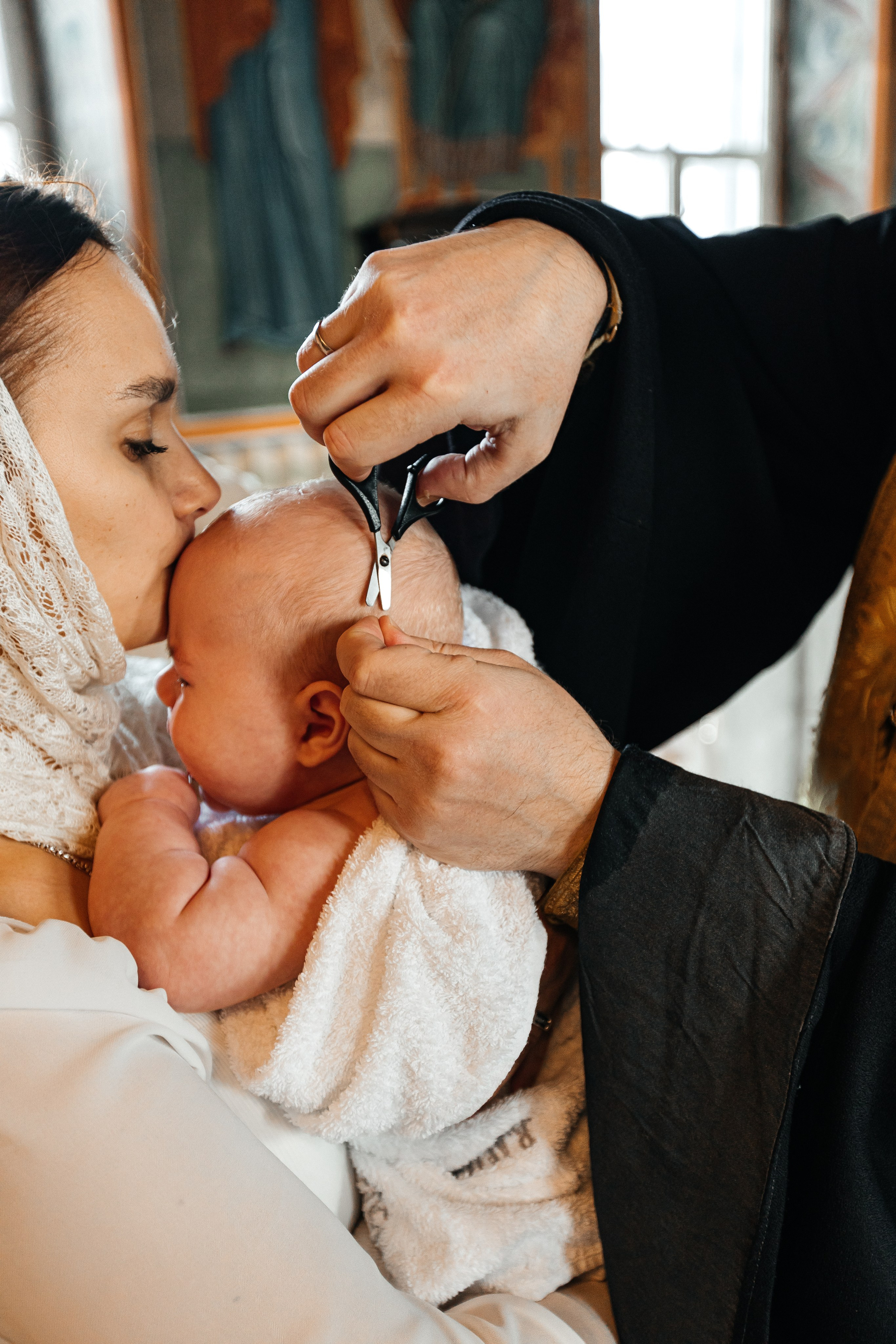 Крещение. Колесникова Татьяна. Фотограф новорожденных Щёлково, Москва, Королев