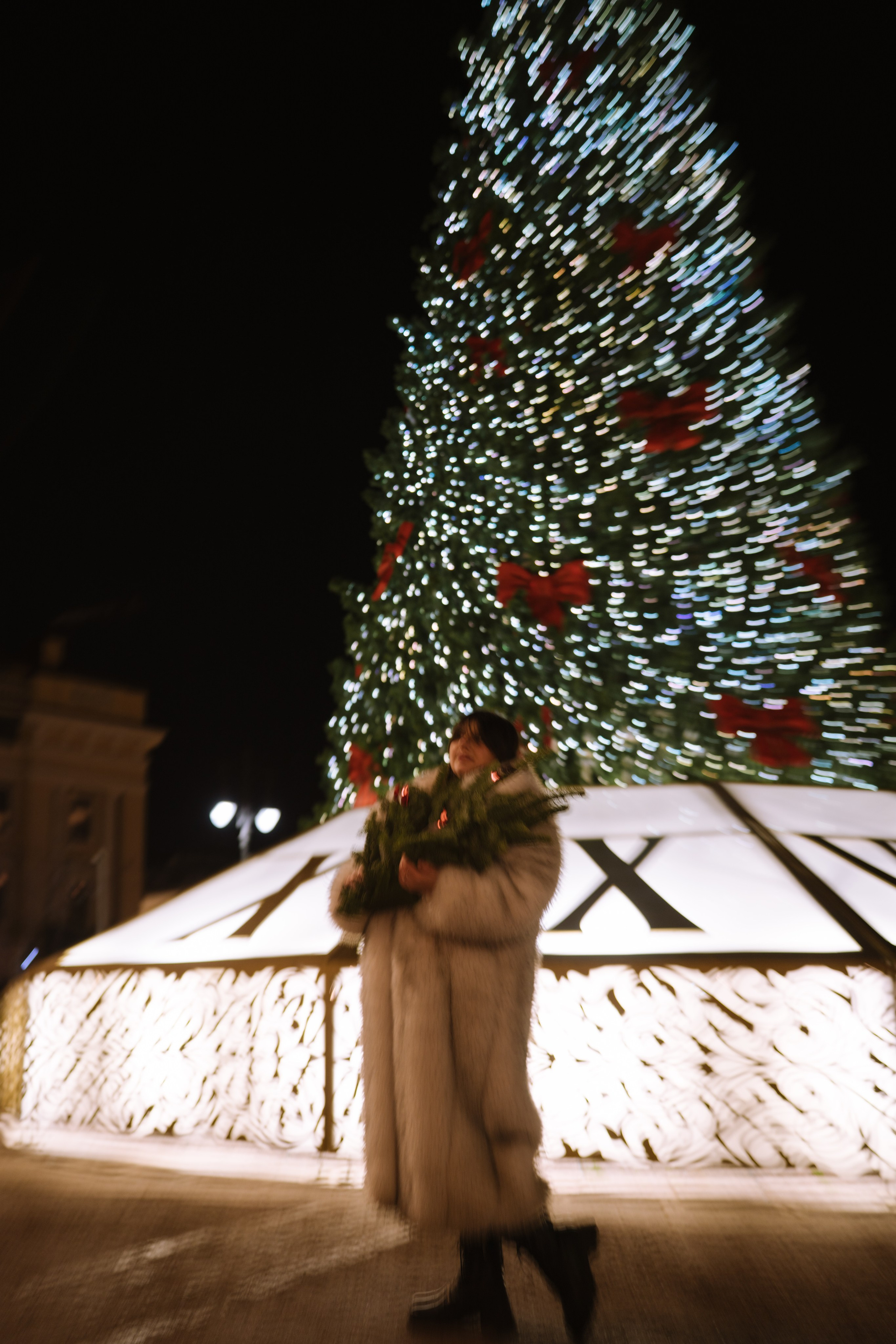 ПРОГУЛКА НА МАНЕЖНОЙ ПЛОЩАДИ ДЛЯ ДЕВУШКИ ПЕРЕД НОВЫМ ГОДОМ (НОВОГОДНЯЯ ФОТОСЕССИИЯ НА МАНЕЖНОЙ ПЛОЩАДИ). Профессиональный фотограф, Санкт-Петербург — Виктория Богомолова