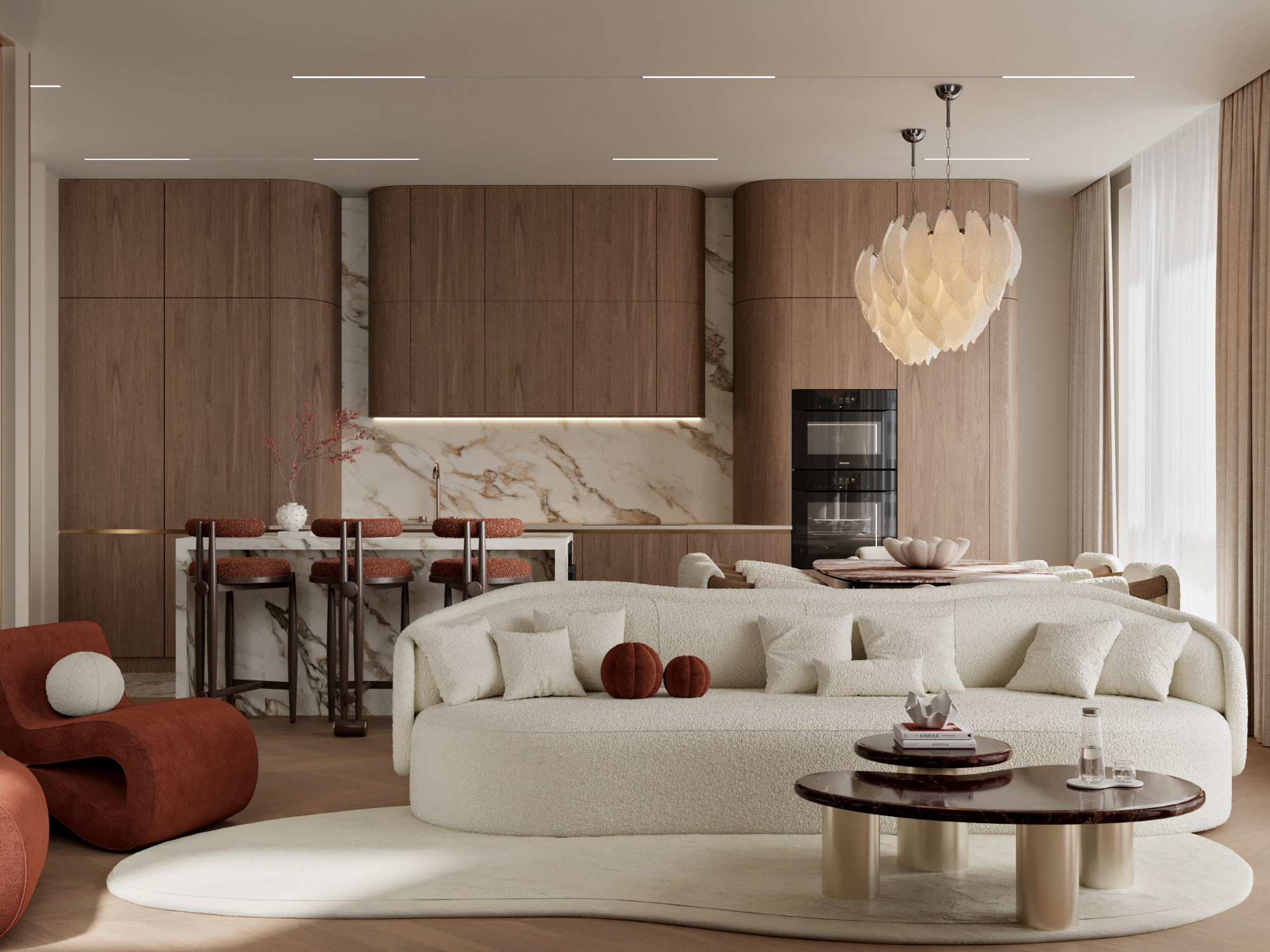 Дизайн студия Уютная Квартира|ЖК Стеллар Сити. Интерьерная 3D визуализация