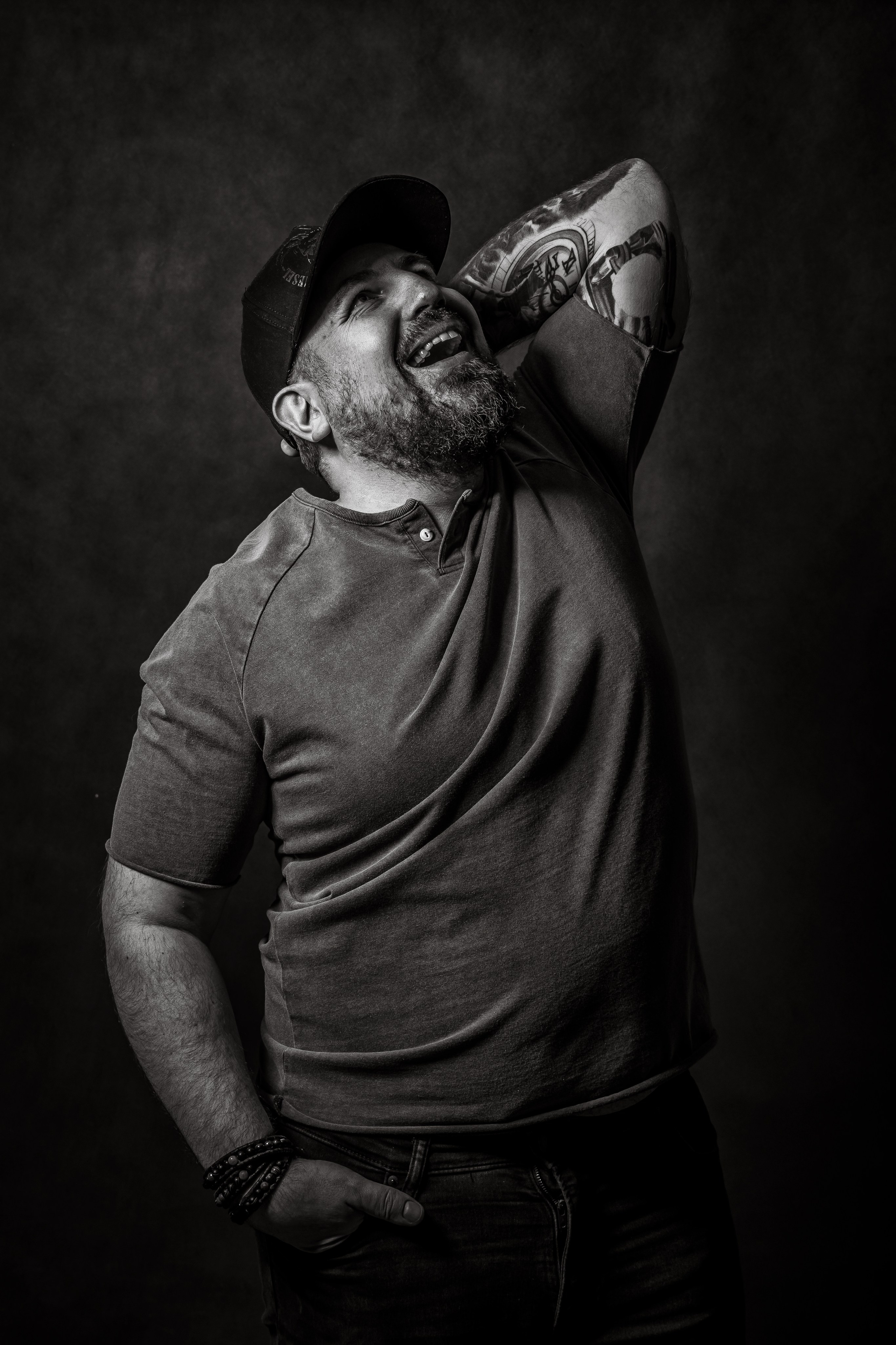 В студии. Photomantis