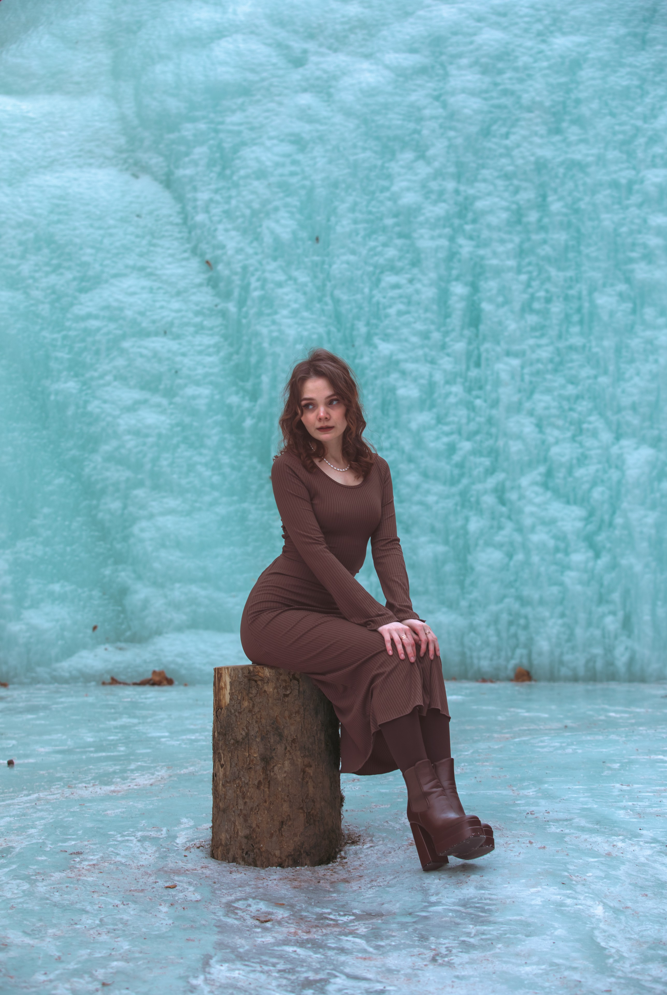 Фотосессии — Замерзшие водопады 2024 — Кравцовские водопады. Твой ламповый фотограф