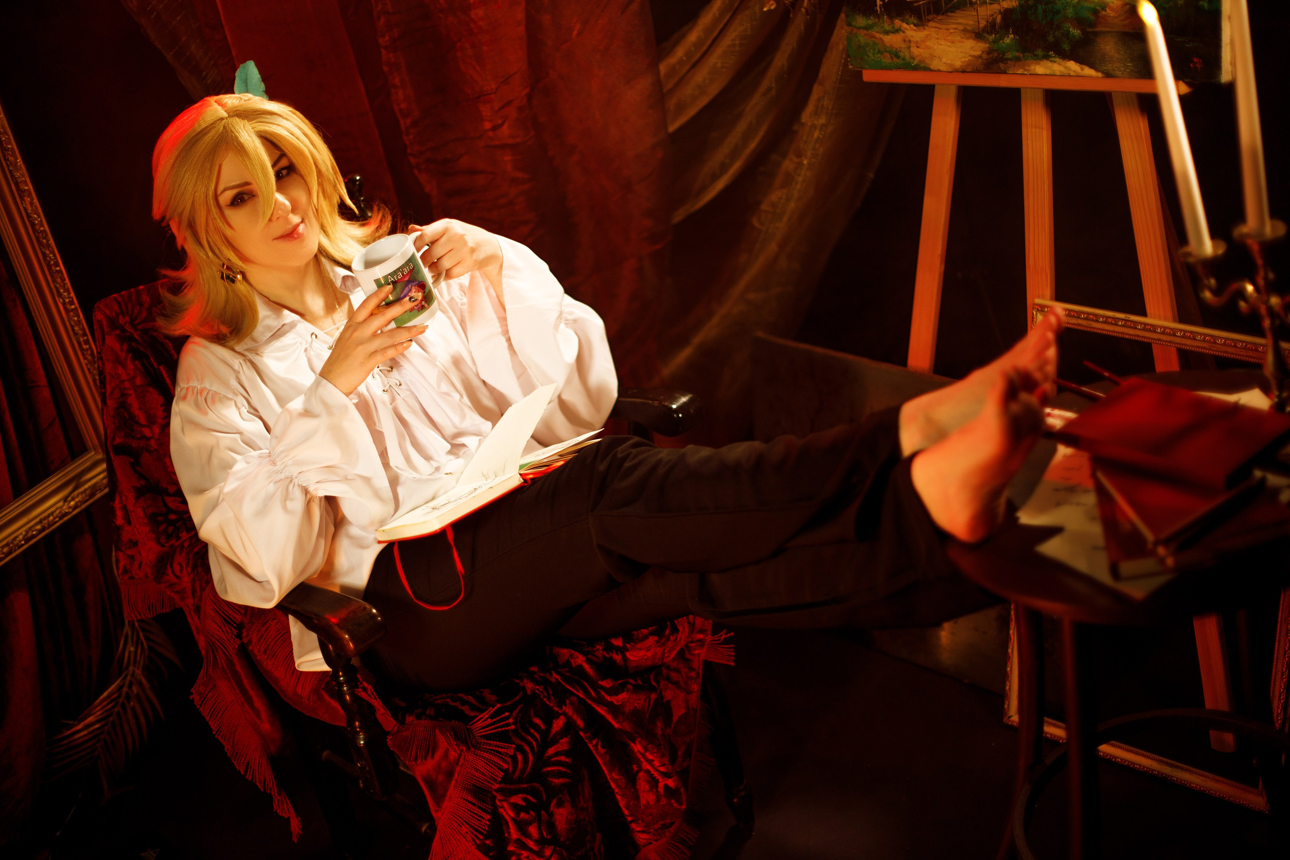 GENSHIN IMPACT: Kaveh [Paint au]. Polaroud love