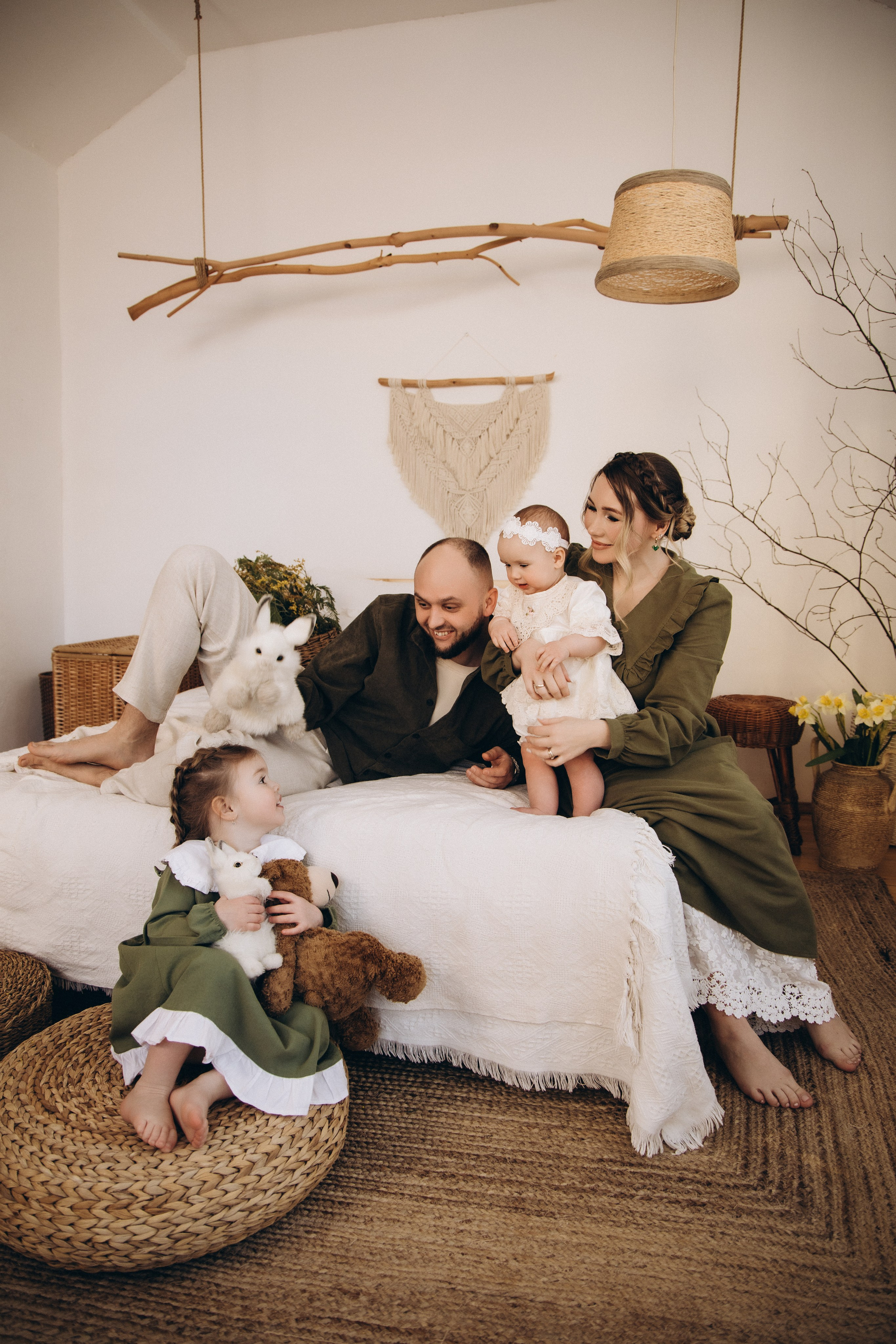 Юлия с семьёй