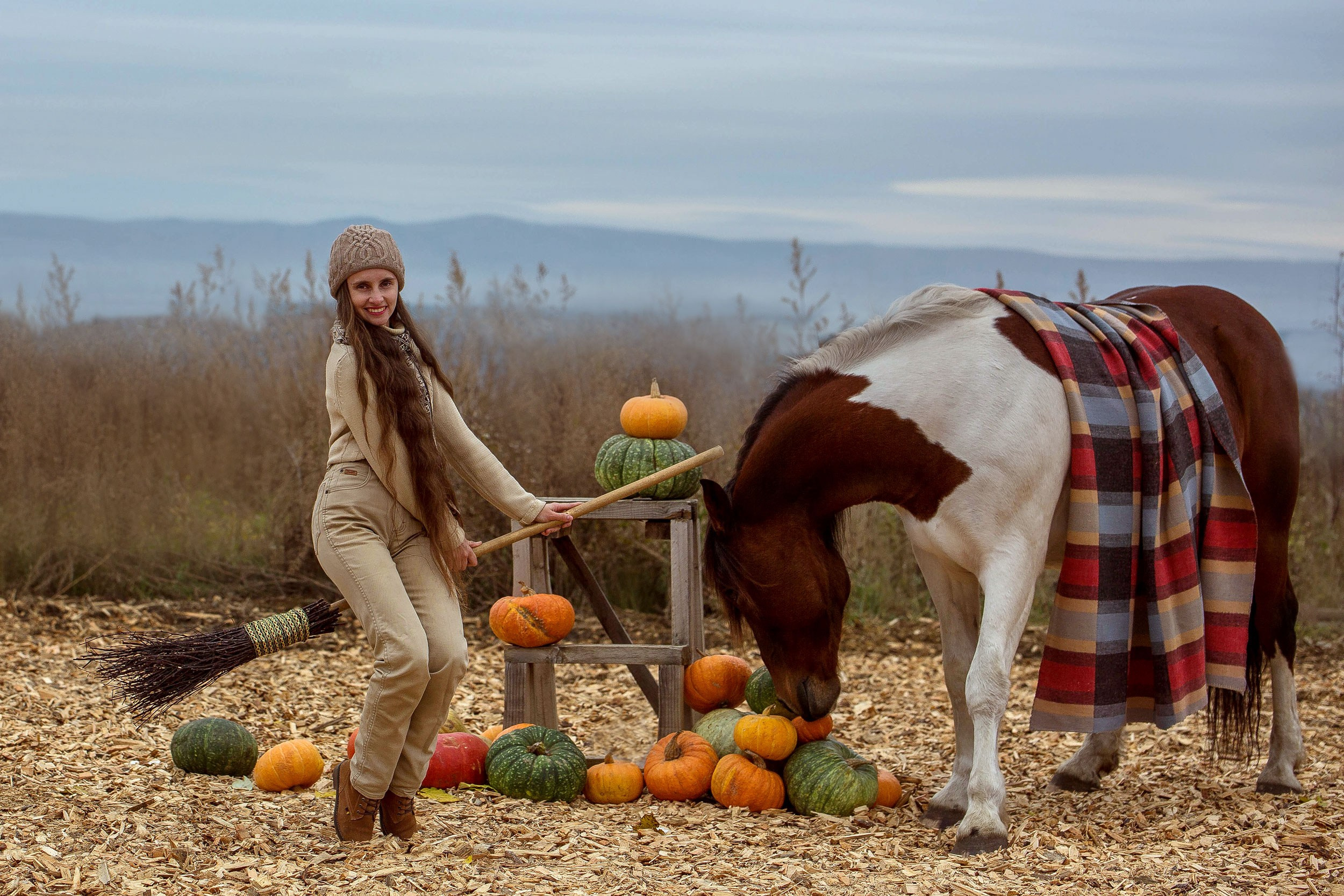 Ольга и Кэп. Конный фотограф в Красноярске — Любовь Похабова