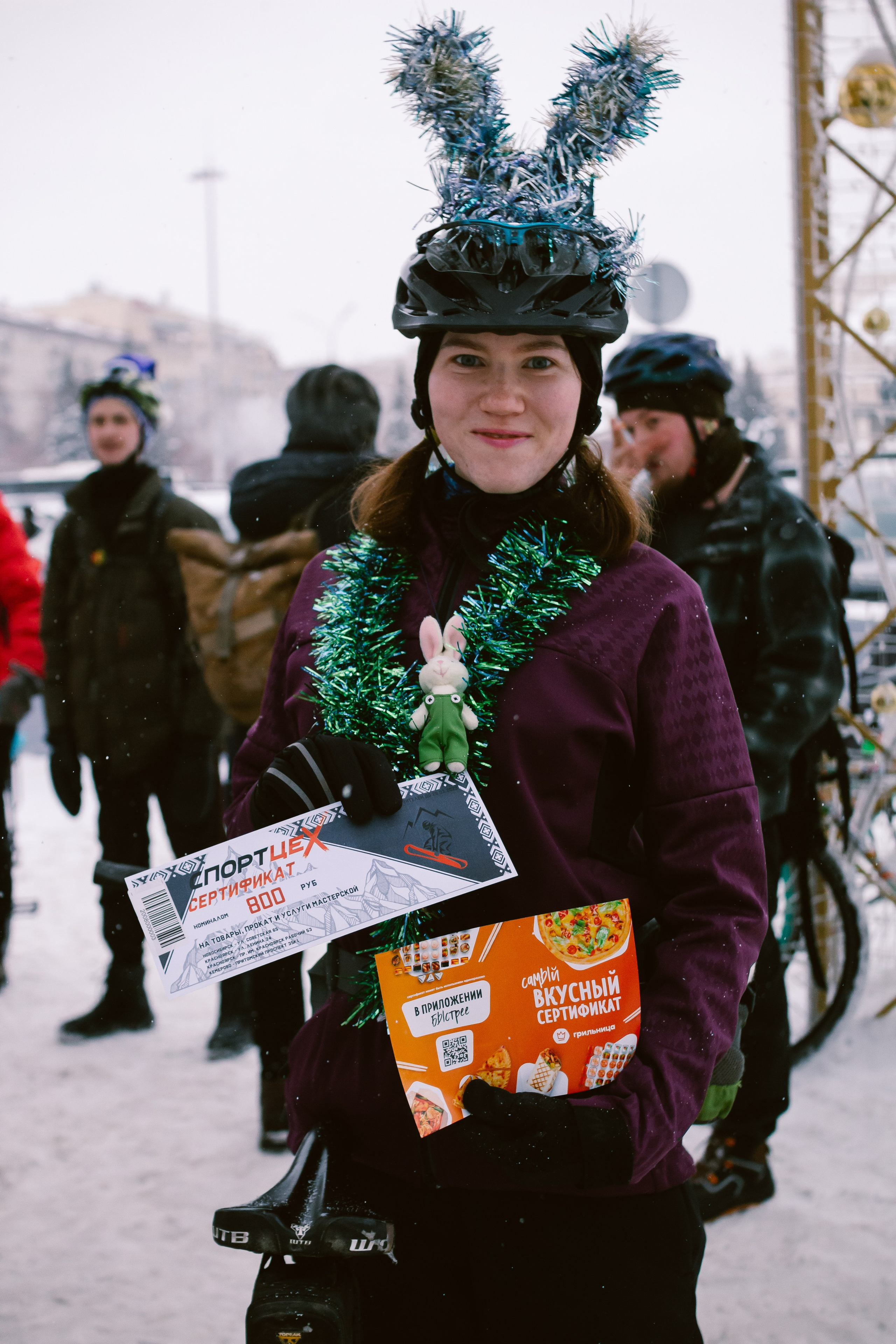 Зимний велозаезд «Привет, велосипед!». Фотограф в Новосибирске Екатерина Васильева