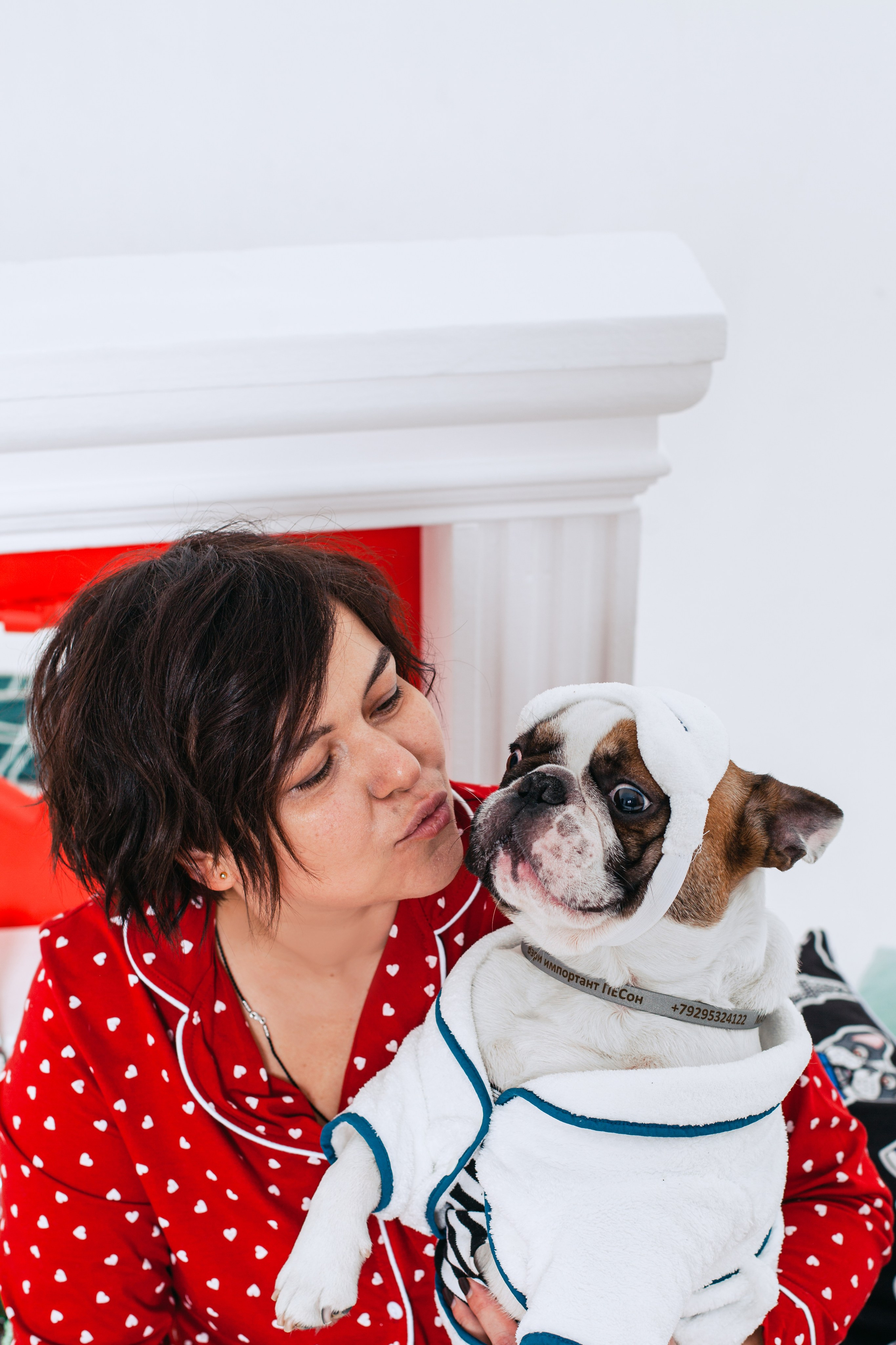 Пижамная вечеринка французских бульдогов и их хозяев. Фотограф-анималист Татьяна Степанова