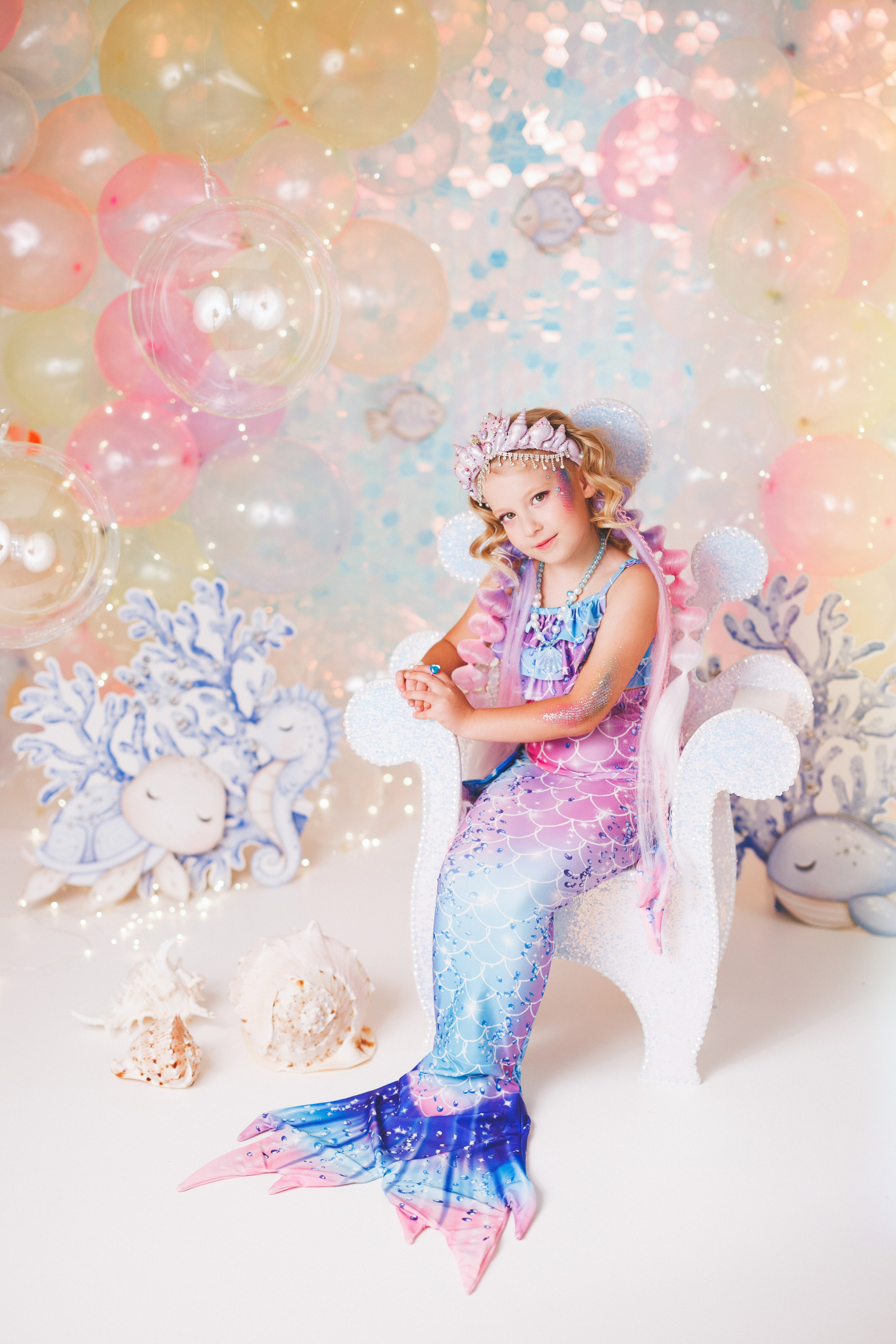 Детская фотосессия в образе «РУСАЛОЧКА», город Краснодар. Семейный и детский фотограф в Краснодаре Анна Трашкова