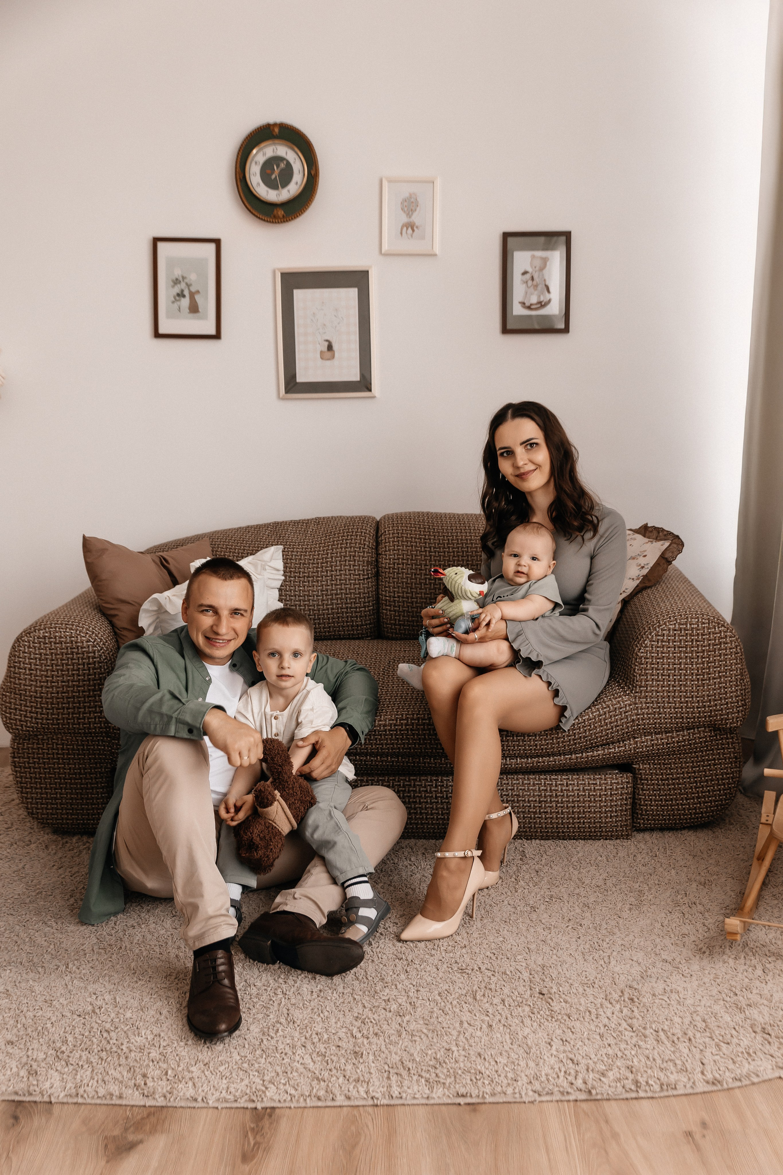 Павел, Кристина, Святослав, Елисей. Семейный фотограф Минск Усова Ольга