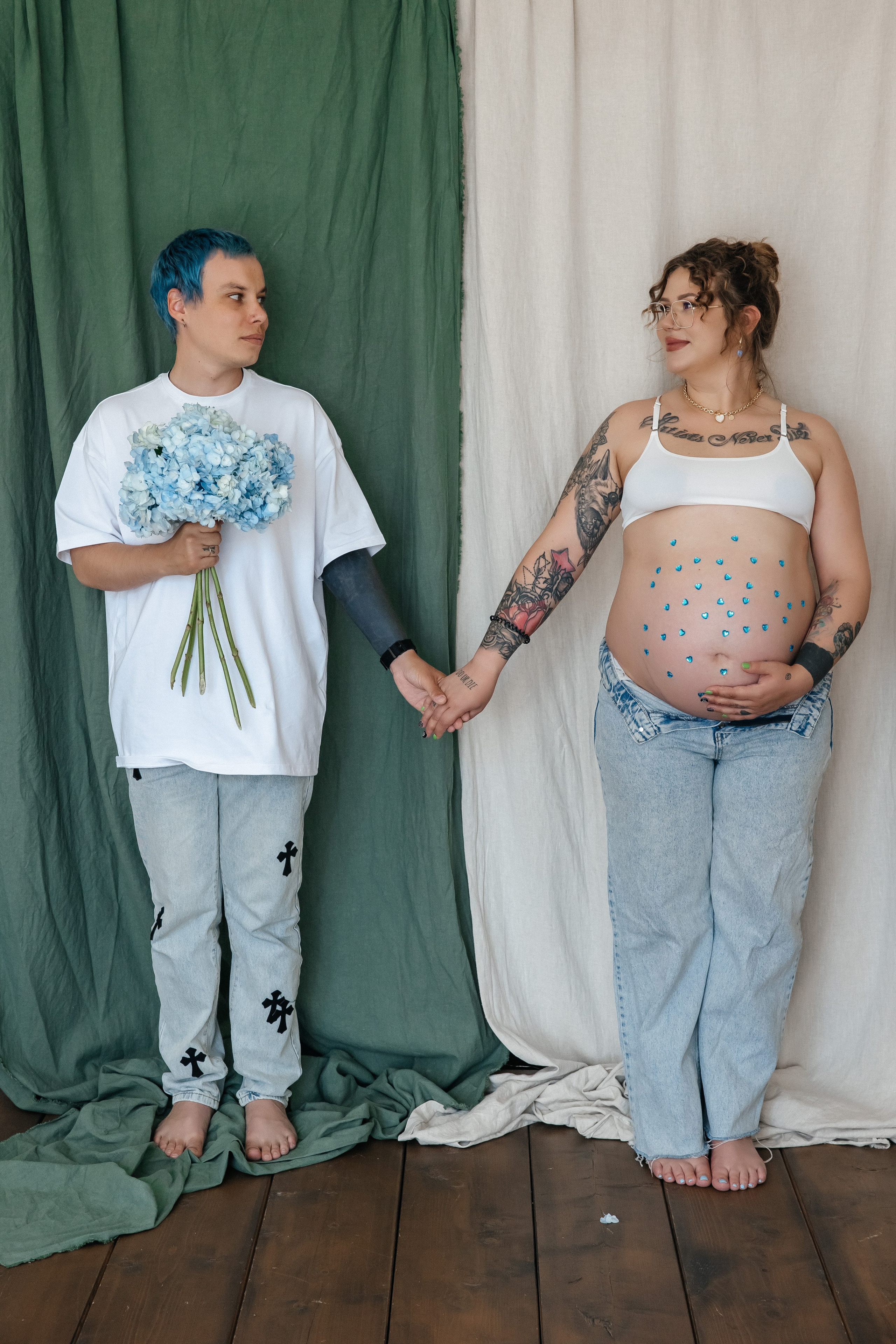 Семейная фотосессия Марк & Анна в ожидании чуда. Свадебный и семейный фотограф в Краснодар, Россия