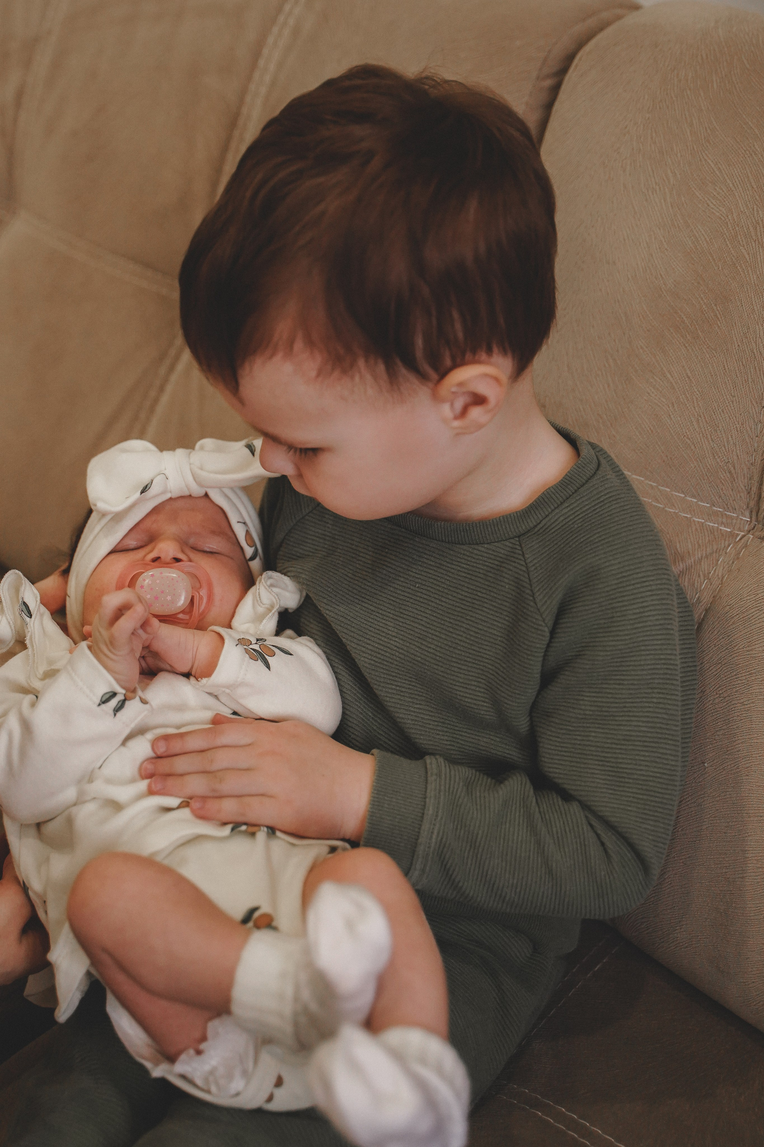 Домашняя фотосессия с младенцем. Семейный и женский фотограф в Краснодаре Анастасия Приймак