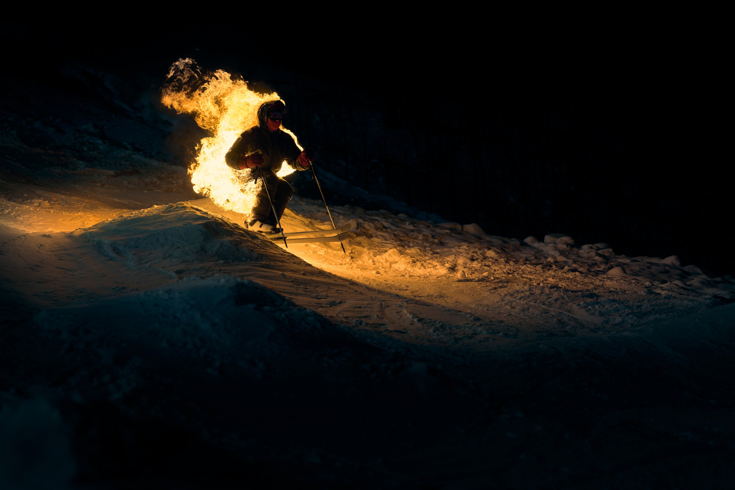 Burning Mogul. Creative photographer Denis Klero
