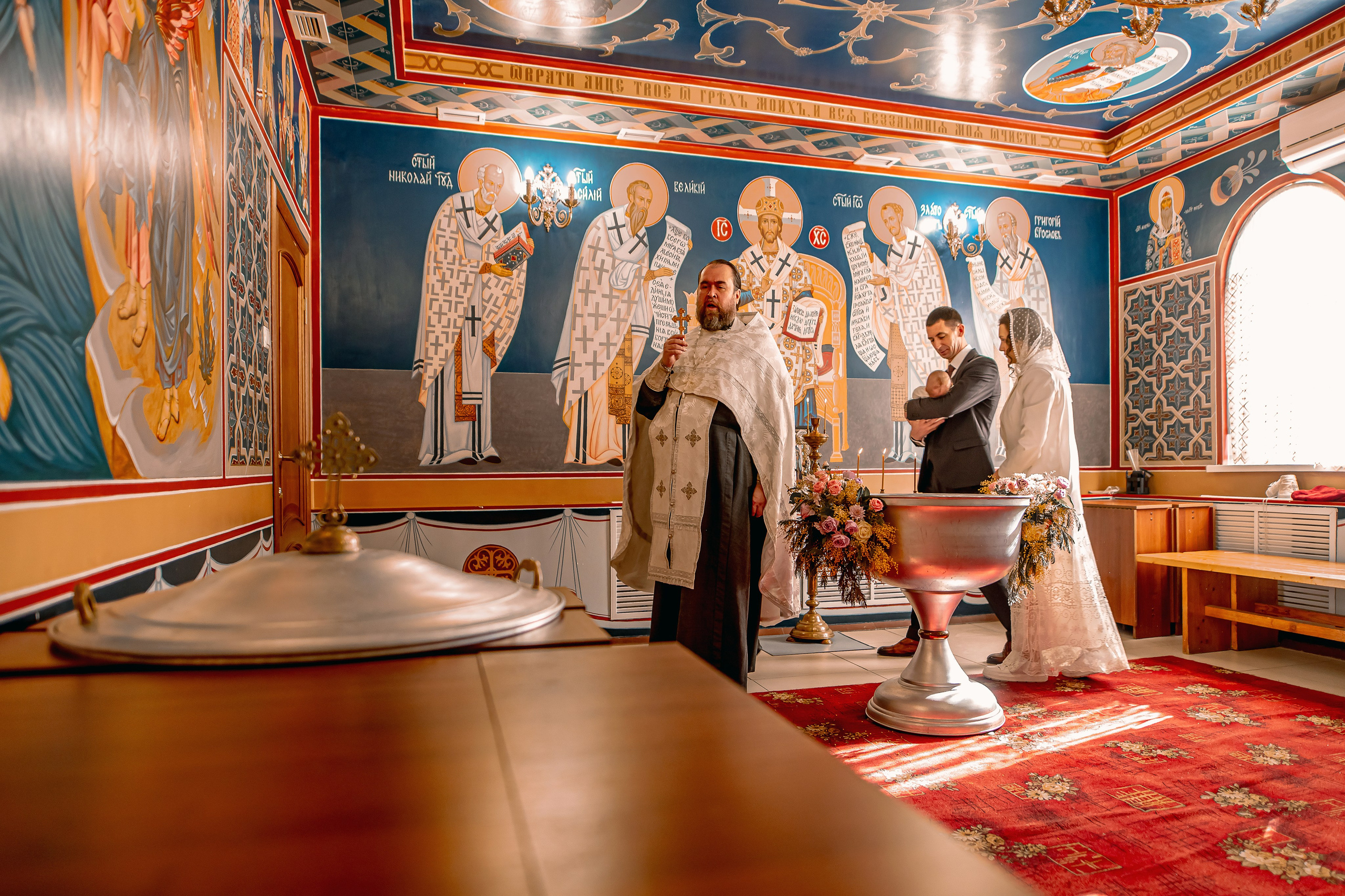 Таинство Крещения Екатерины. Фотограф Таинств Крещения и Венчания в г. Курске