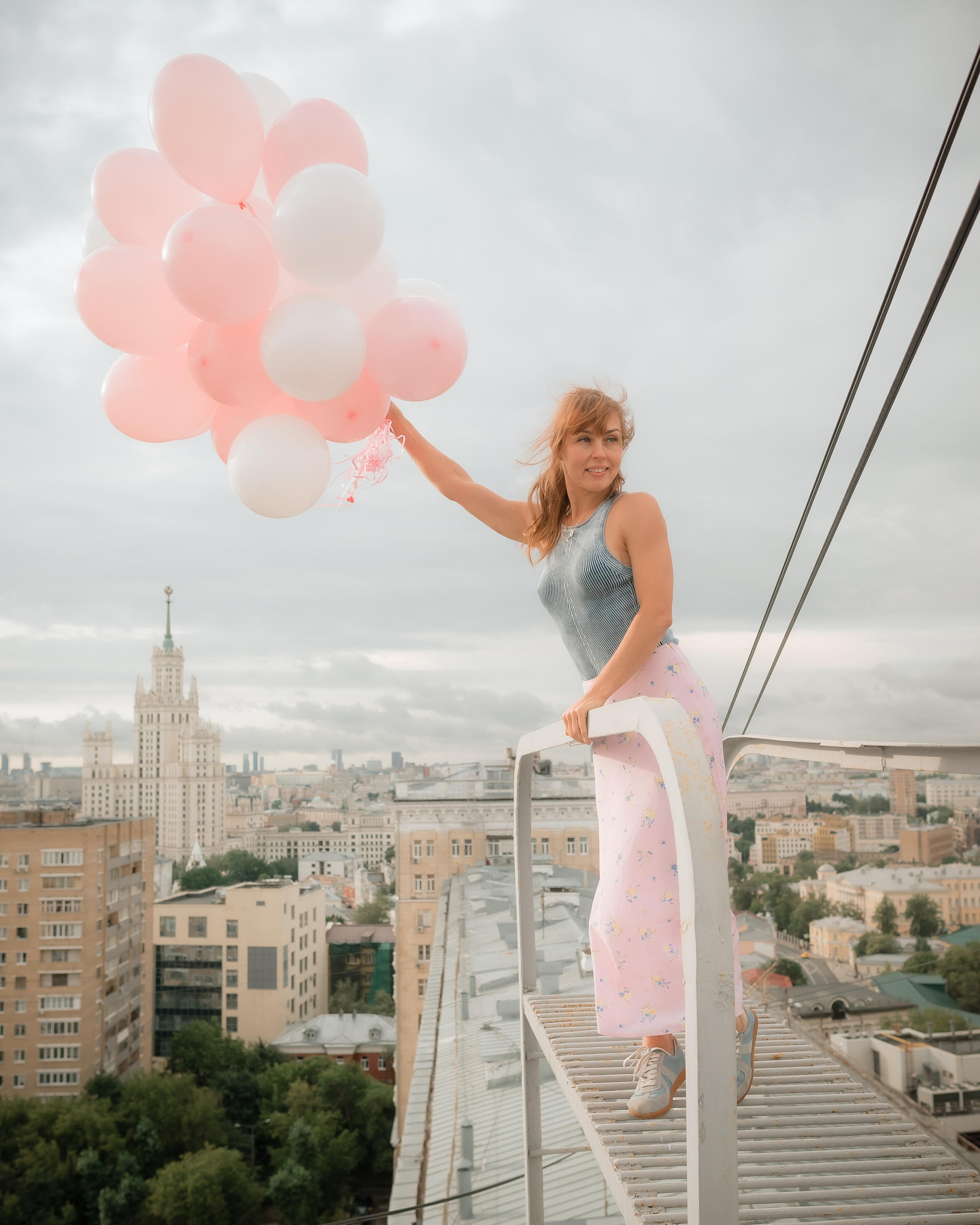 Шары и Крыша. Фотограф Карина Шарова Москва