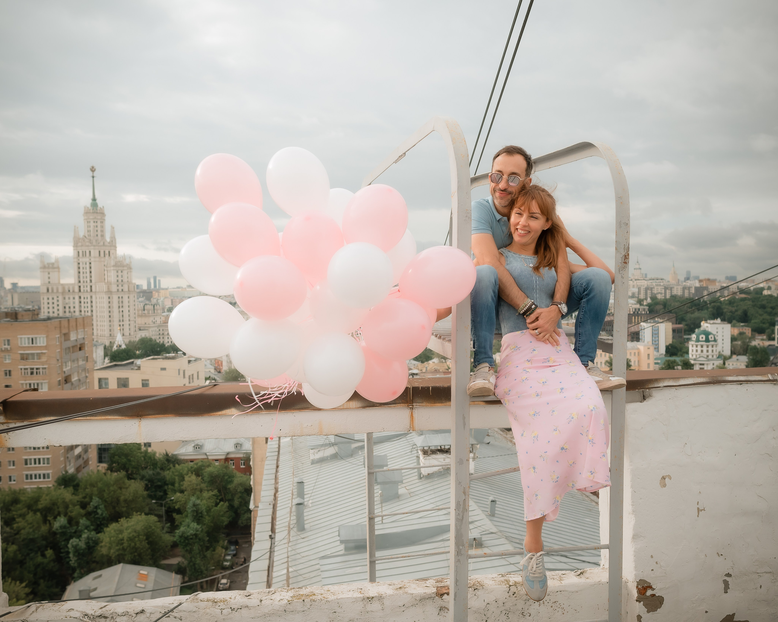 Шары и Крыша. Фотограф Карина Шарова Москва