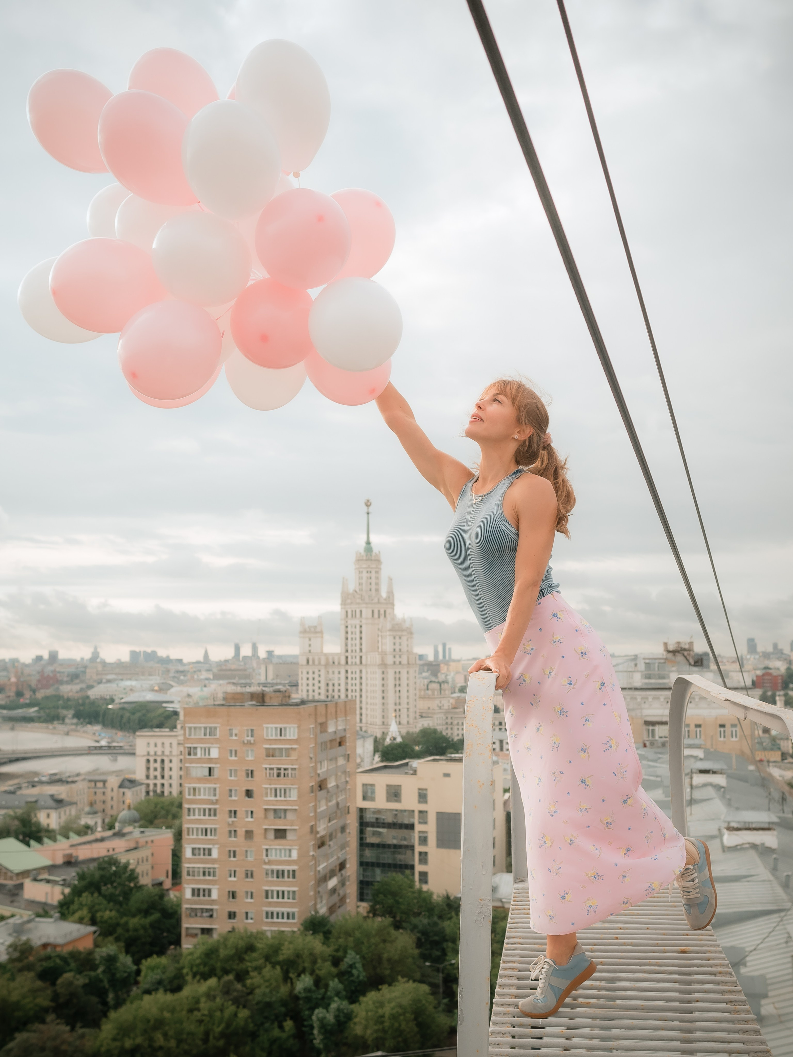 Шары и Крыша. Фотограф Карина Шарова Москва
