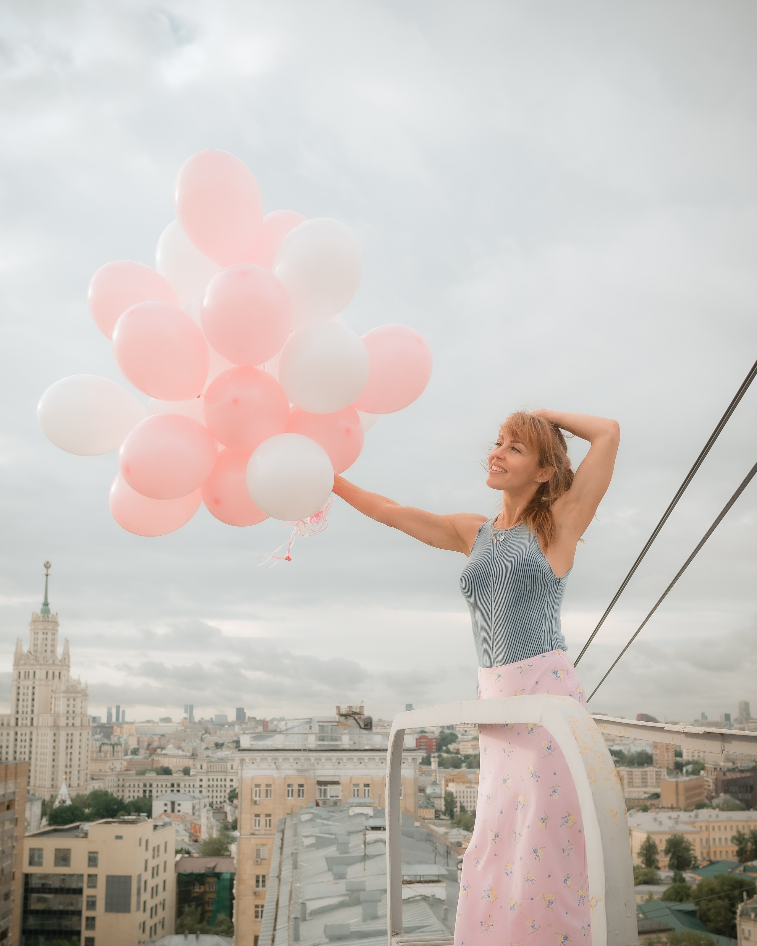 Шары и Крыша. Фотограф Карина Шарова Москва