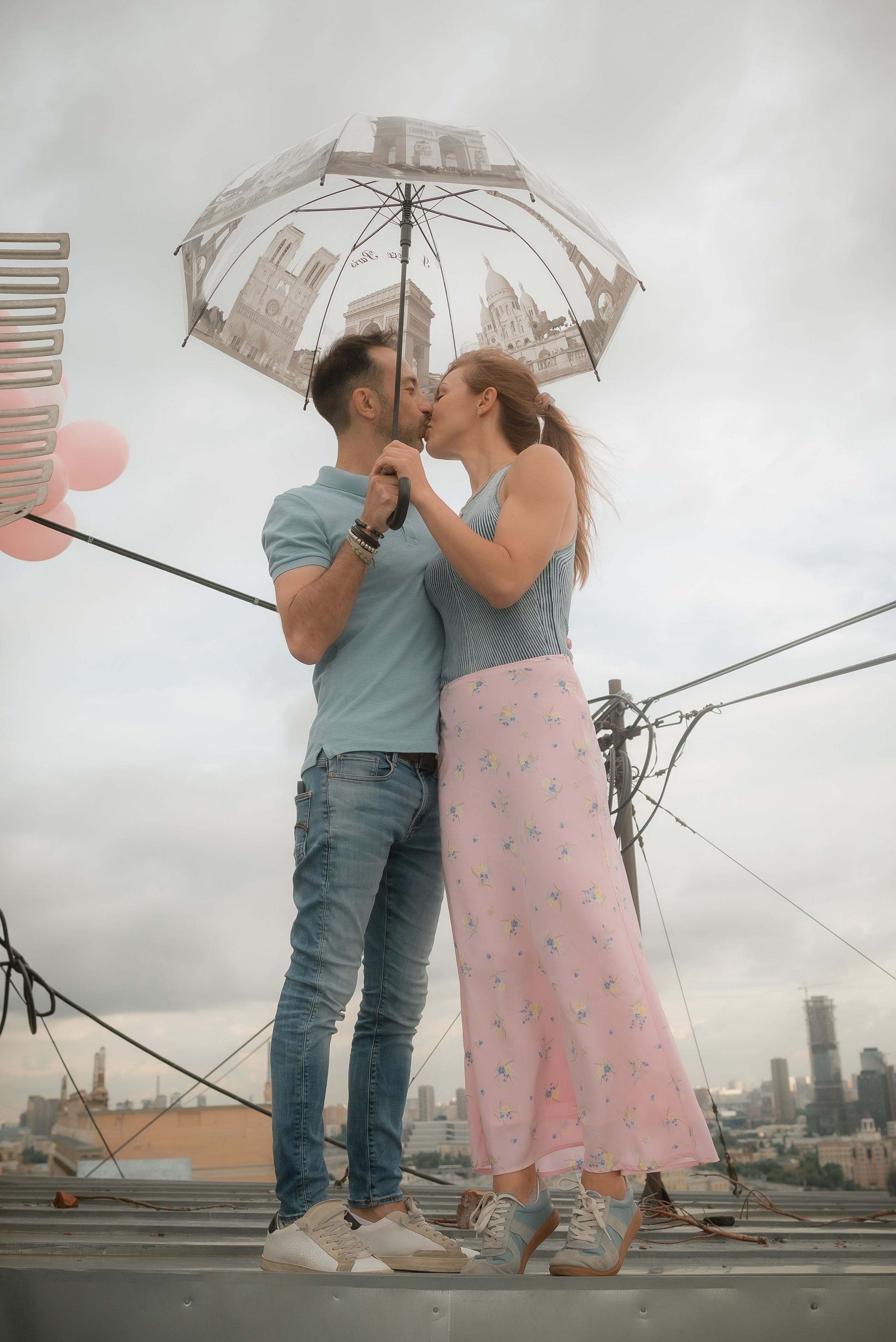 Шары и Крыша. Фотограф Карина Шарова Москва