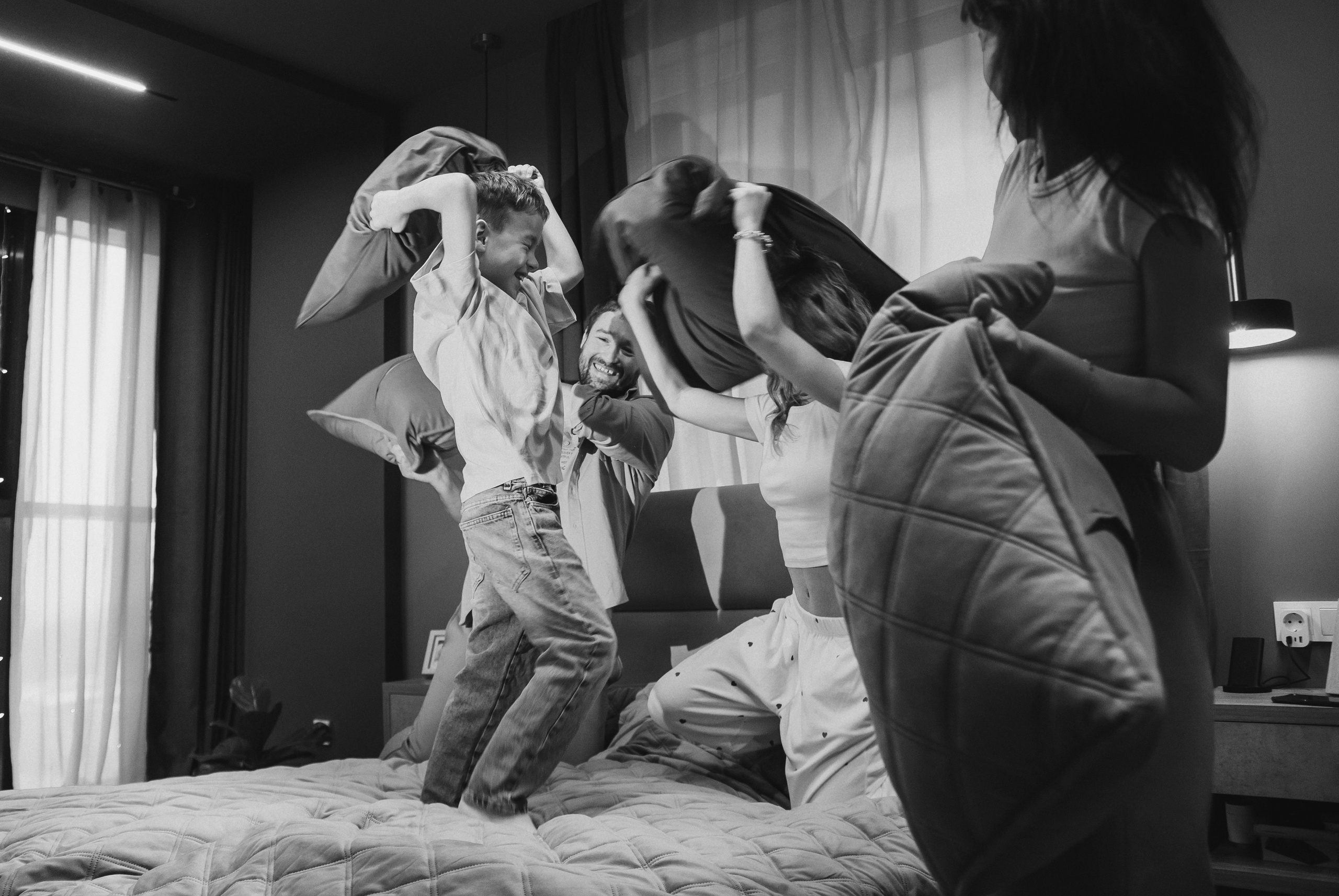 Семейная новогодняя. Семейный фотограф, свадебный фотограф, женский портрет в Санкт-Петербу