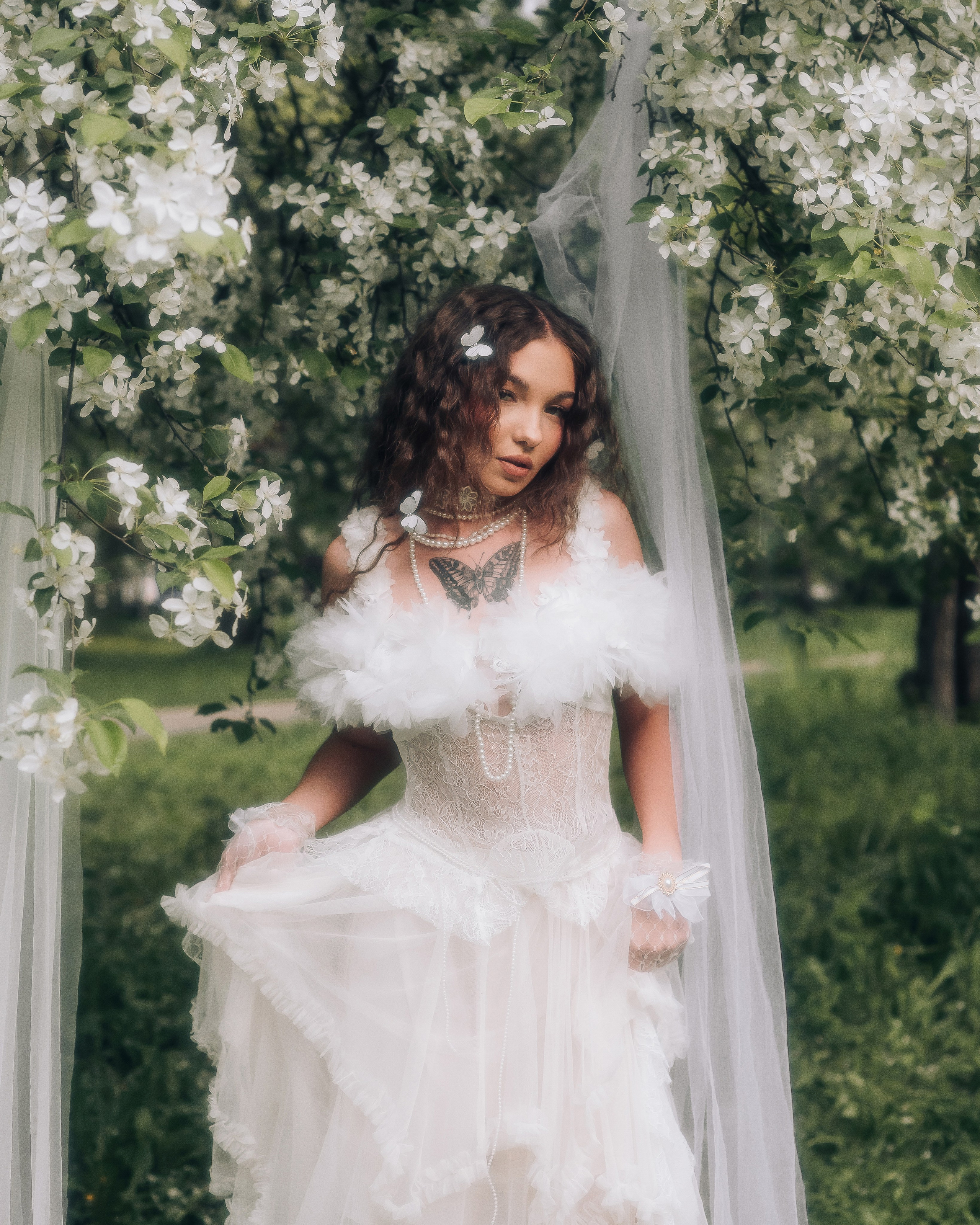 Фотосессия в цветении в Кузбасском парке г. Кемерово