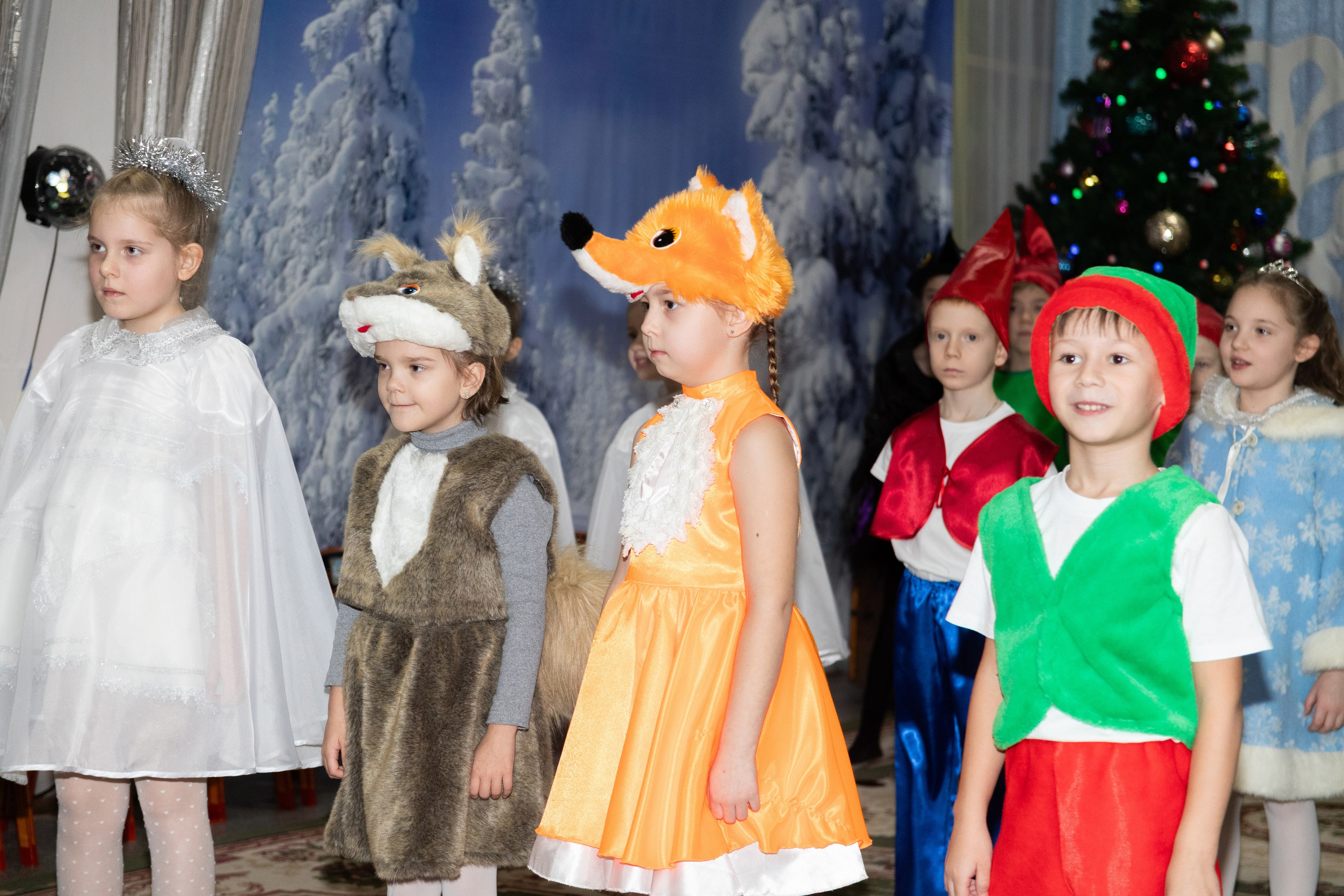Новогодний утренник подготовительной группы. Индивидуальный и свадебный фотограф в Москве, Электростали и Туле Кадейкина Екатерина