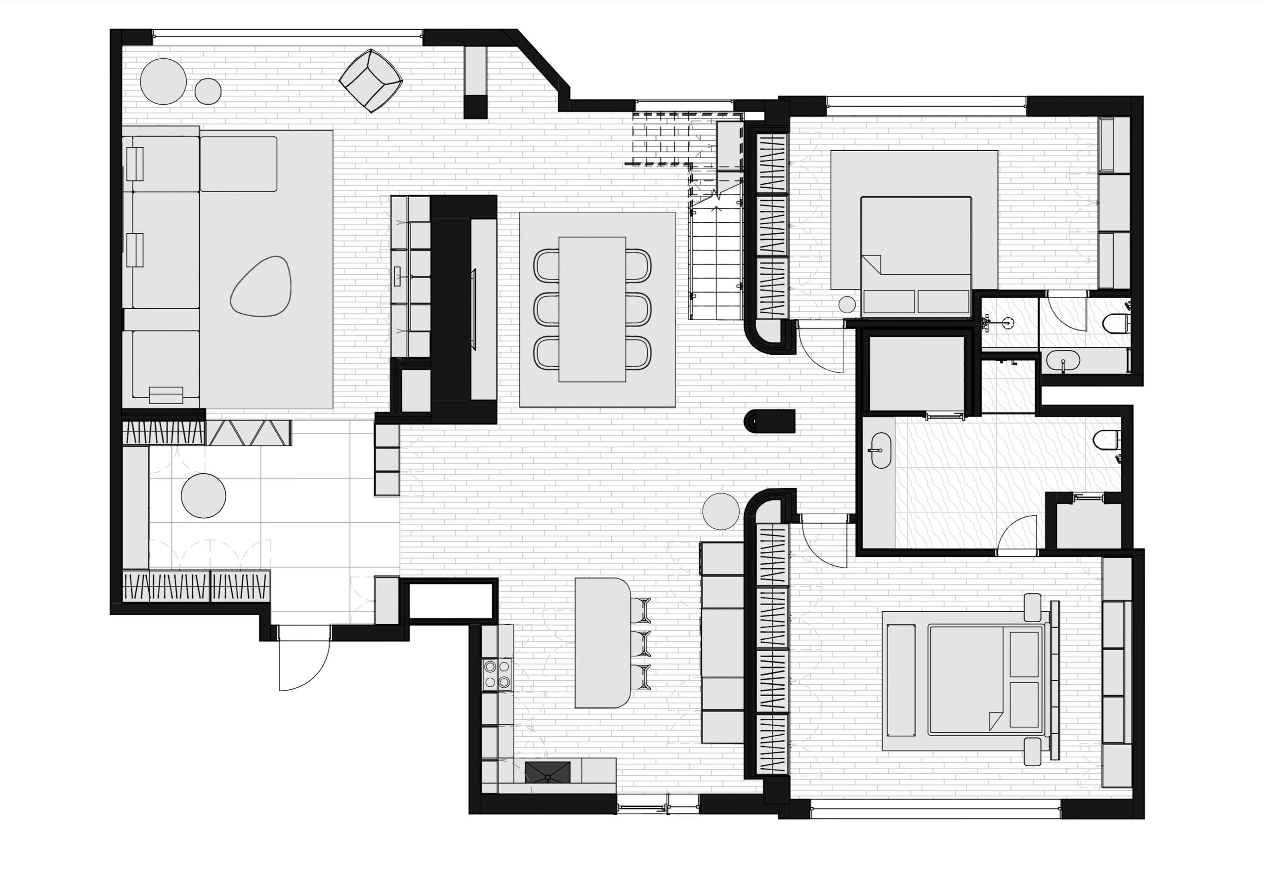 LP318sqm. МАКСИМОВИЧ БЮРО бюро дизайна интерьера