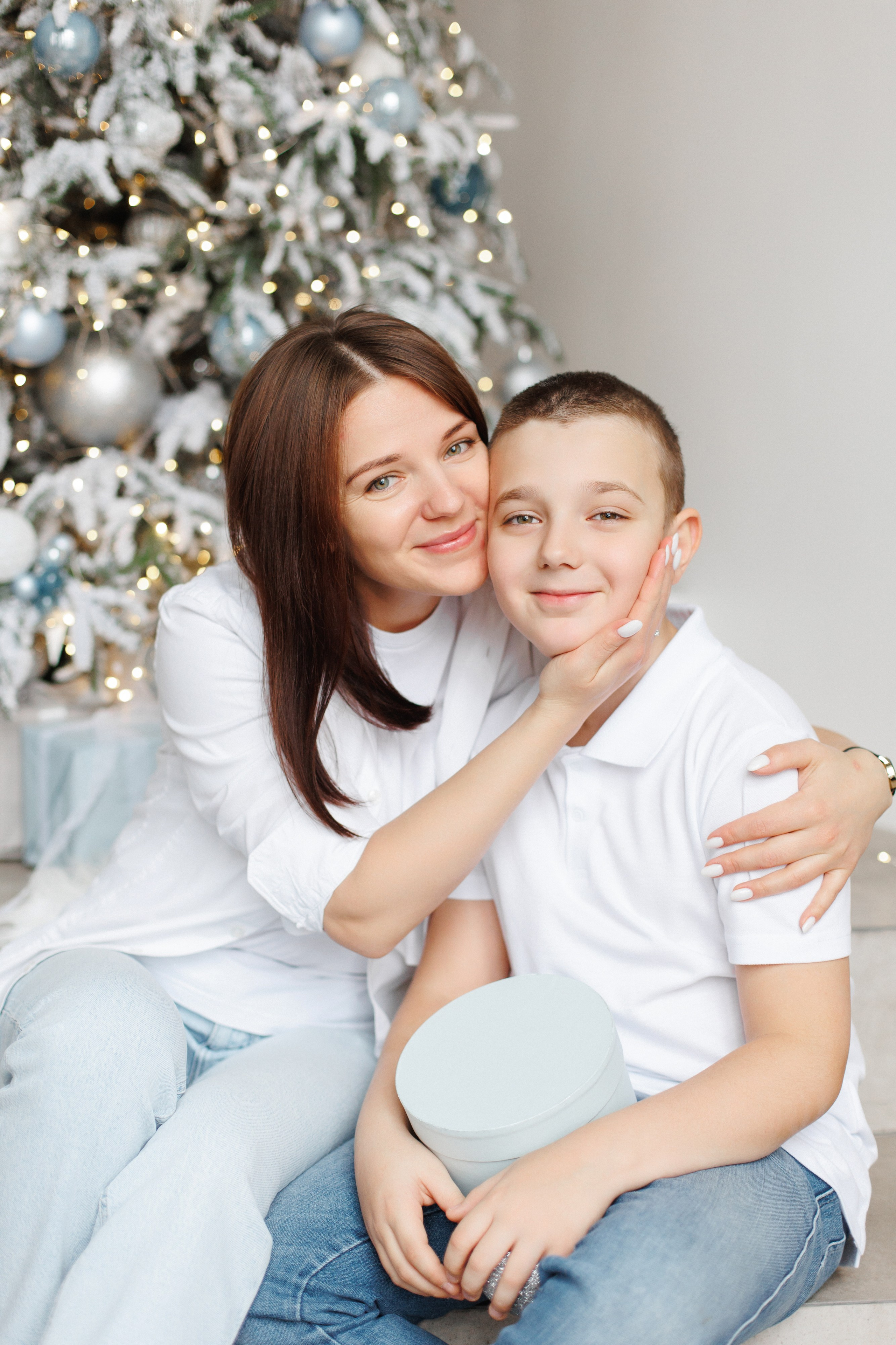 Новогодняя семейная фотосессия Щелково фотостудия Щелково фотограф Щелково