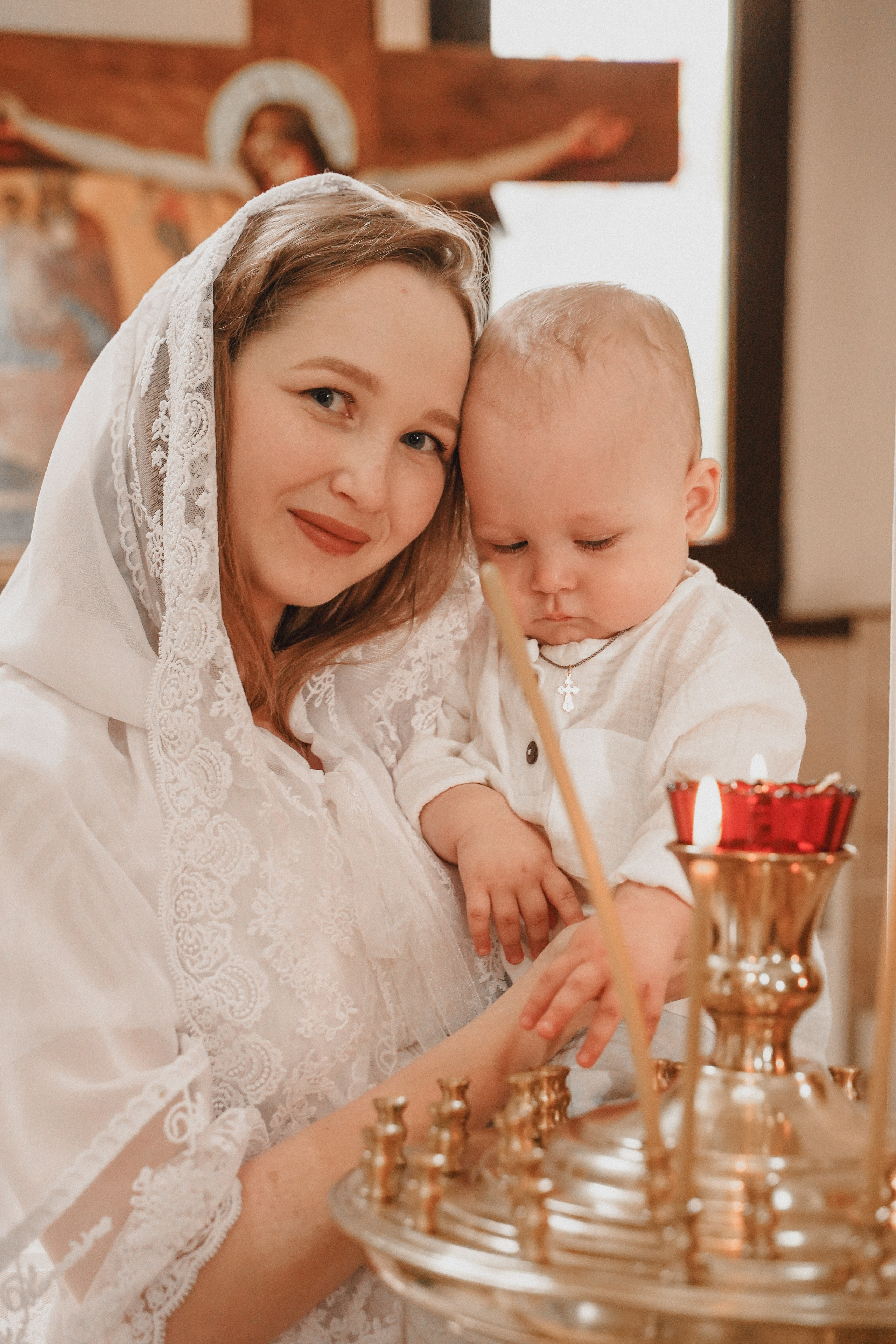 Крещение Лёвы. Семейный и женский фотограф в Краснодаре Анастасия Приймак