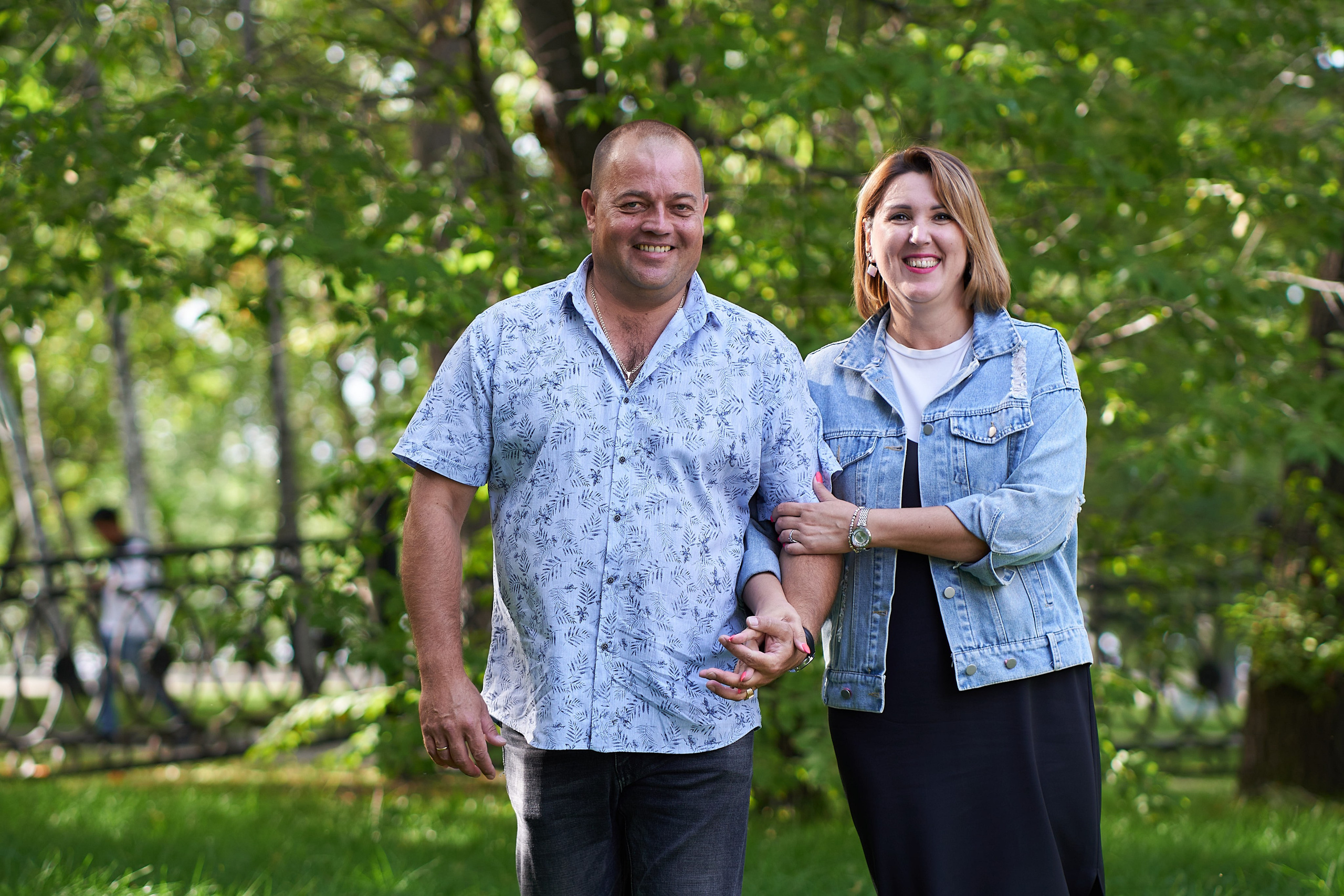 Прогулка с семьёй. Анна Катасонова