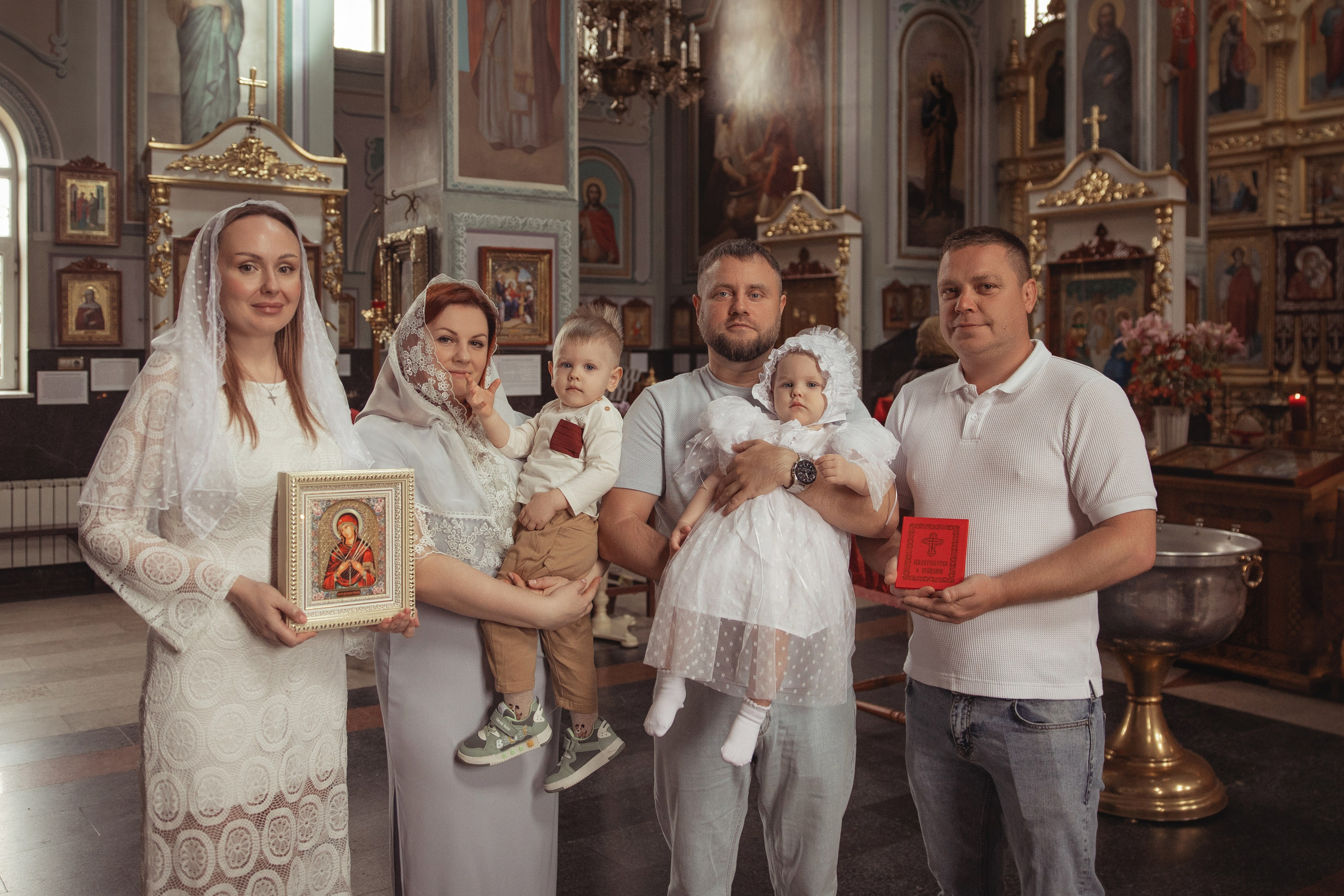Таинство Крещения Полины. Храм А.Первозванного ст. Новотитаровская. Фотограф на Крещение и Венчание Краснодарский край — Гранкина Юлия