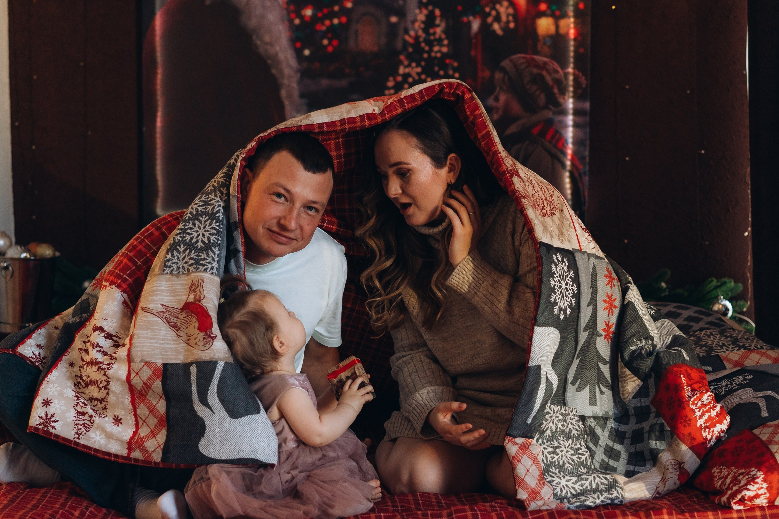 Семейная съемка в студии. Фотограф Екатеринбург Кокшарова Александра