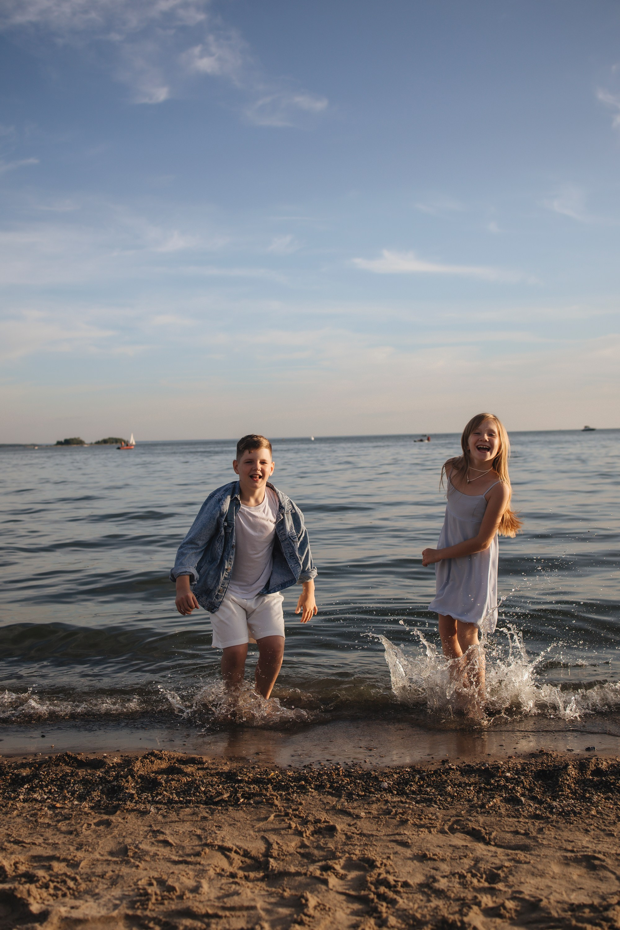 Прогулка на закате. Фотограф Новосибирск