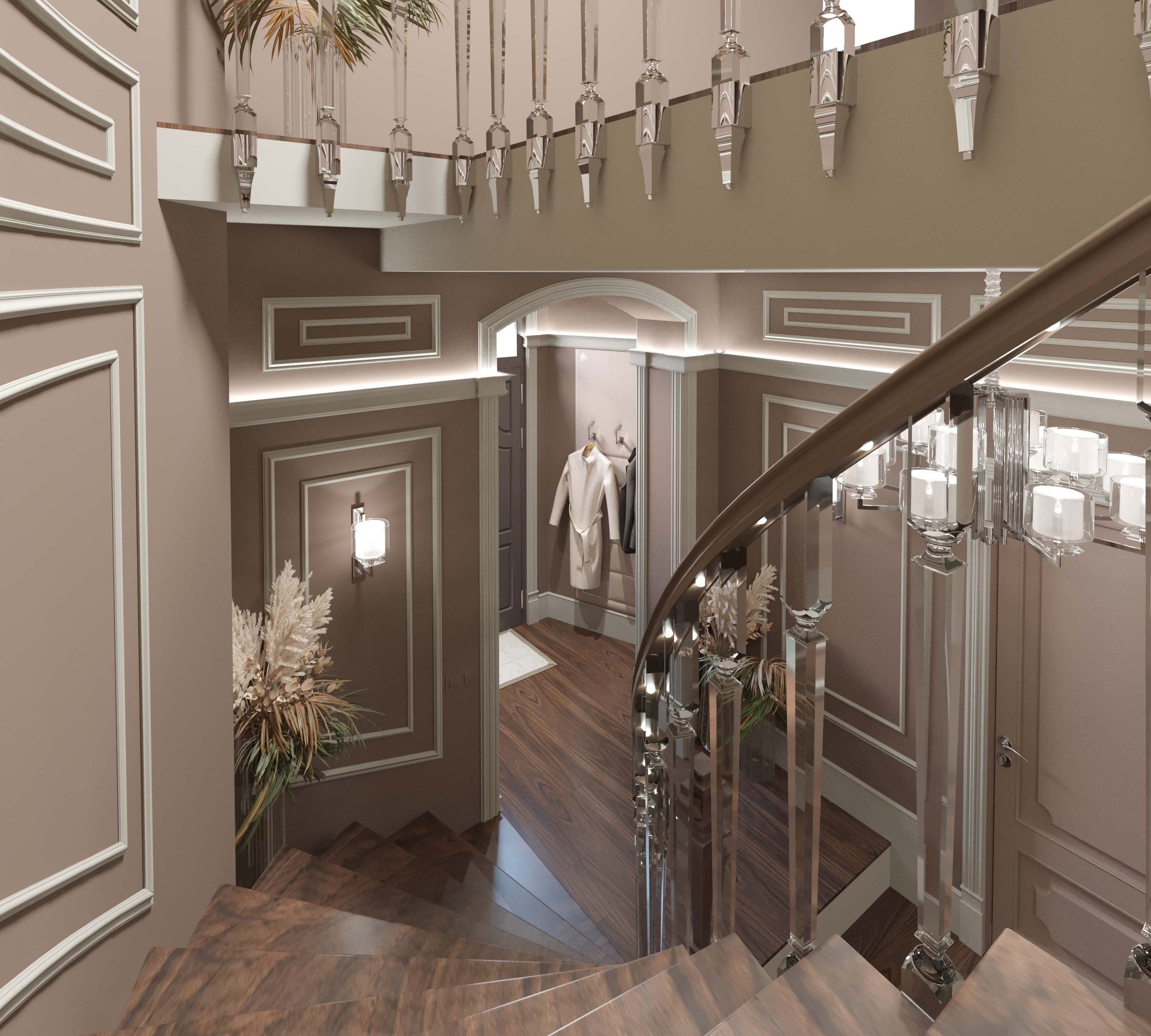 Интерьер частного жилого дома