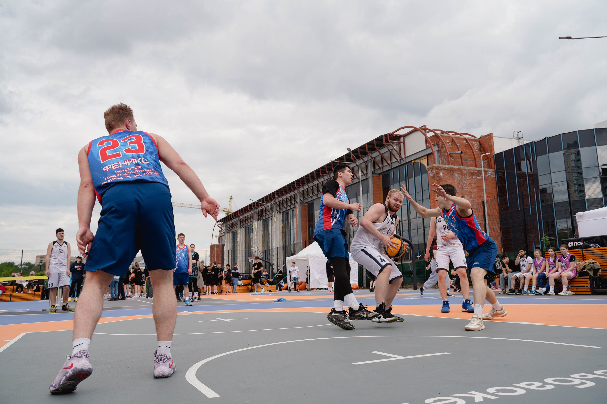 Открытие Центра уличного баскетбола. Спортивный и репортажный фотограф в Иваново Сергей Силкин