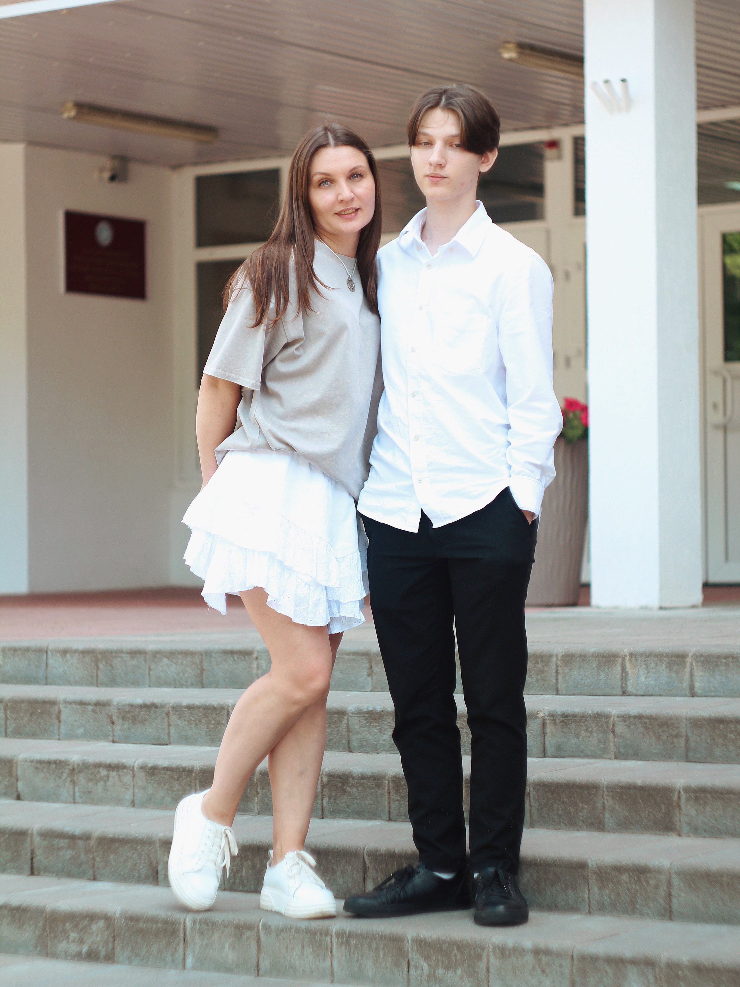 Юля и сын Женя. Photography Eva