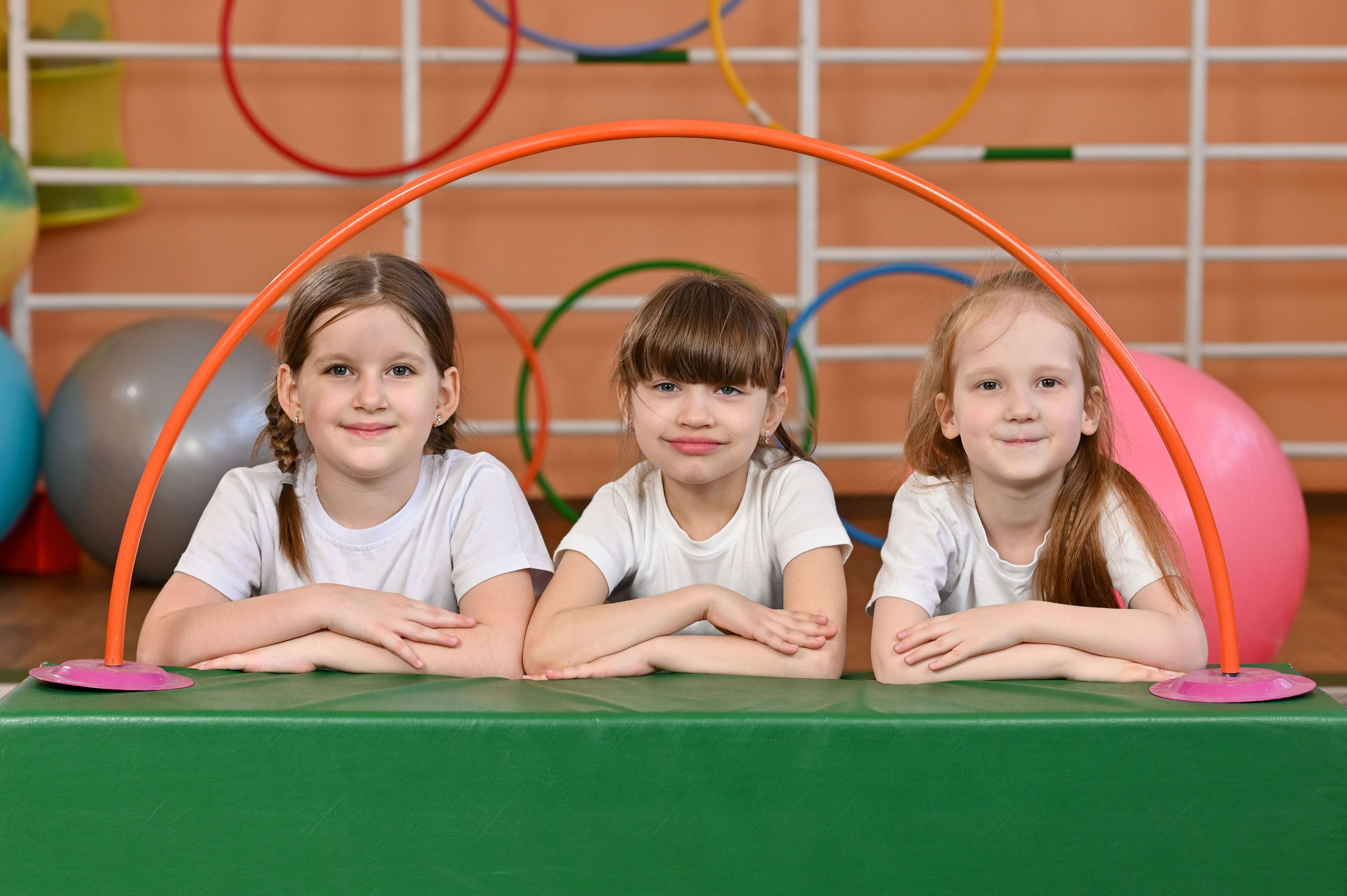Детский сад на физкультуре. Семейный фотограф в г. Воскресенск Наталия Молева