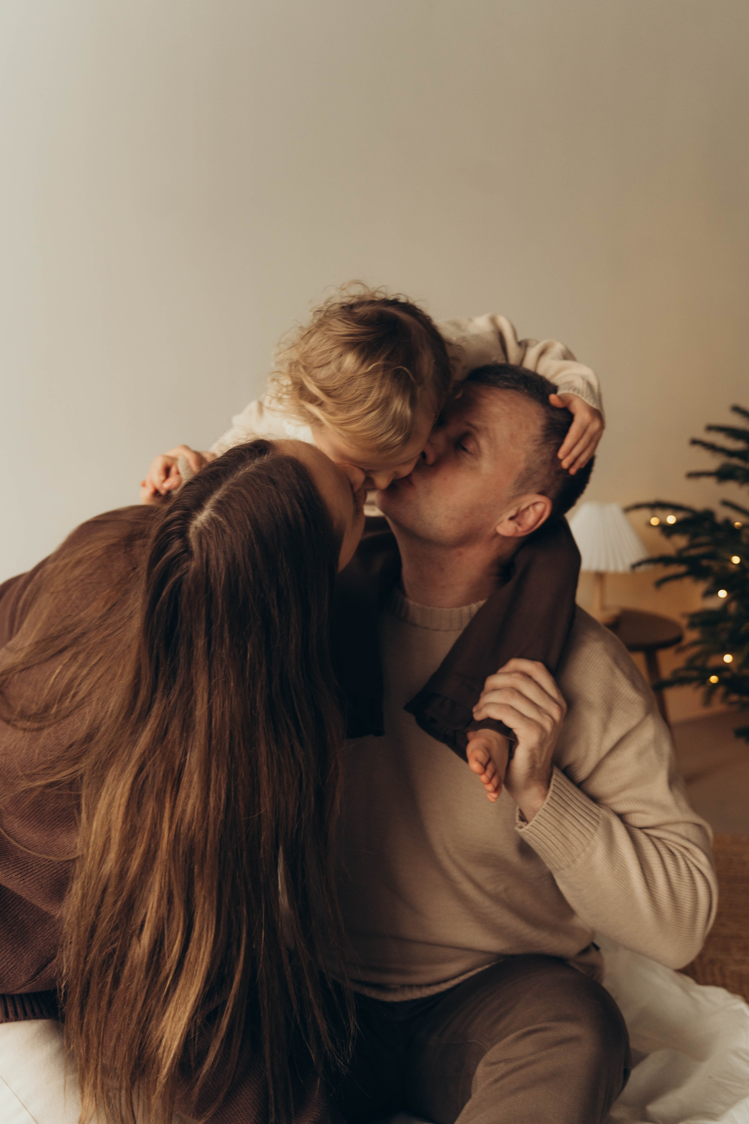 Екатерина, Николай и малышка Аня