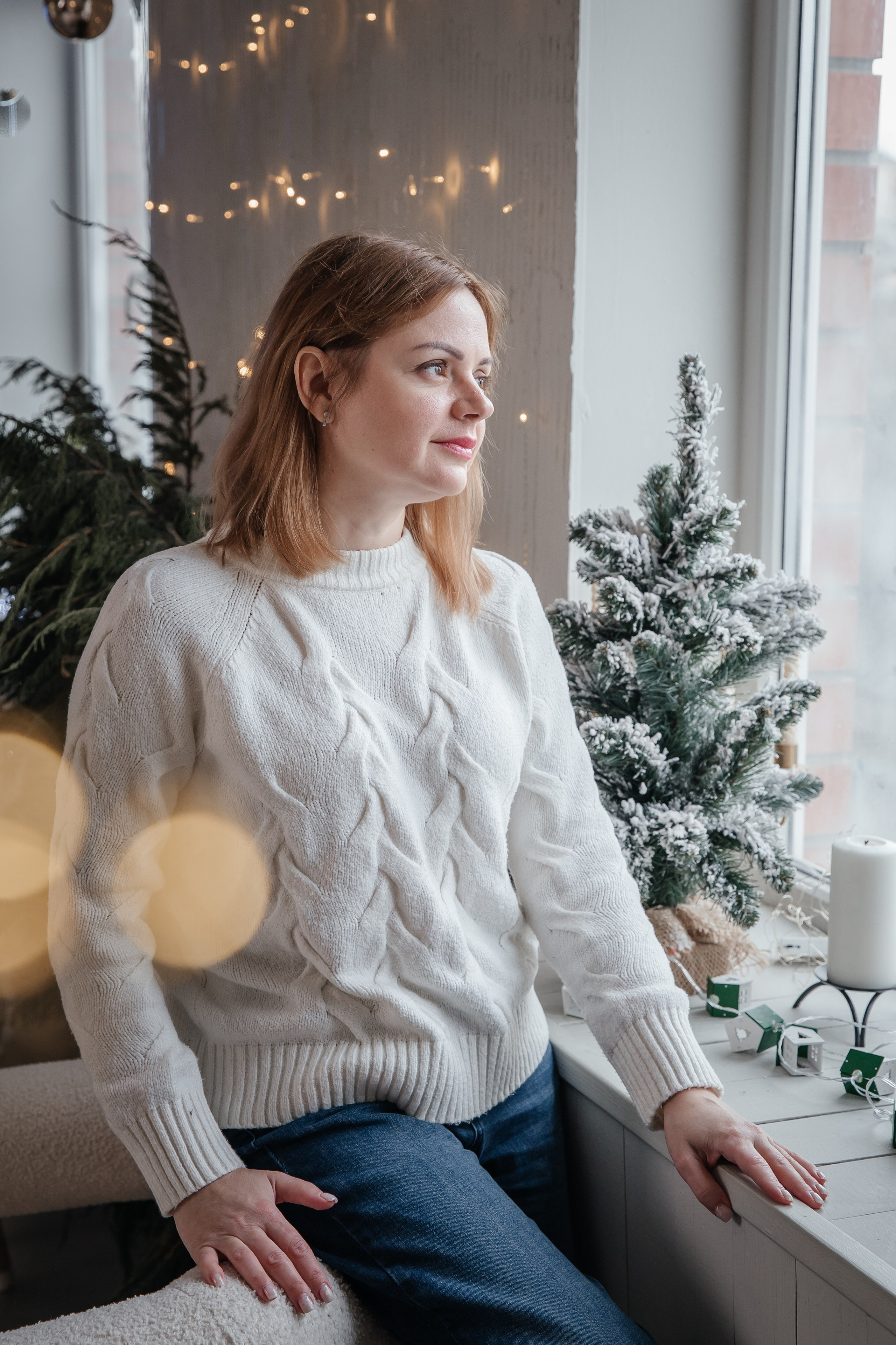 Семейная новогодняя фотосессия. Фотограф Любава Колесник. Выпускные альбомы в Крымском районе