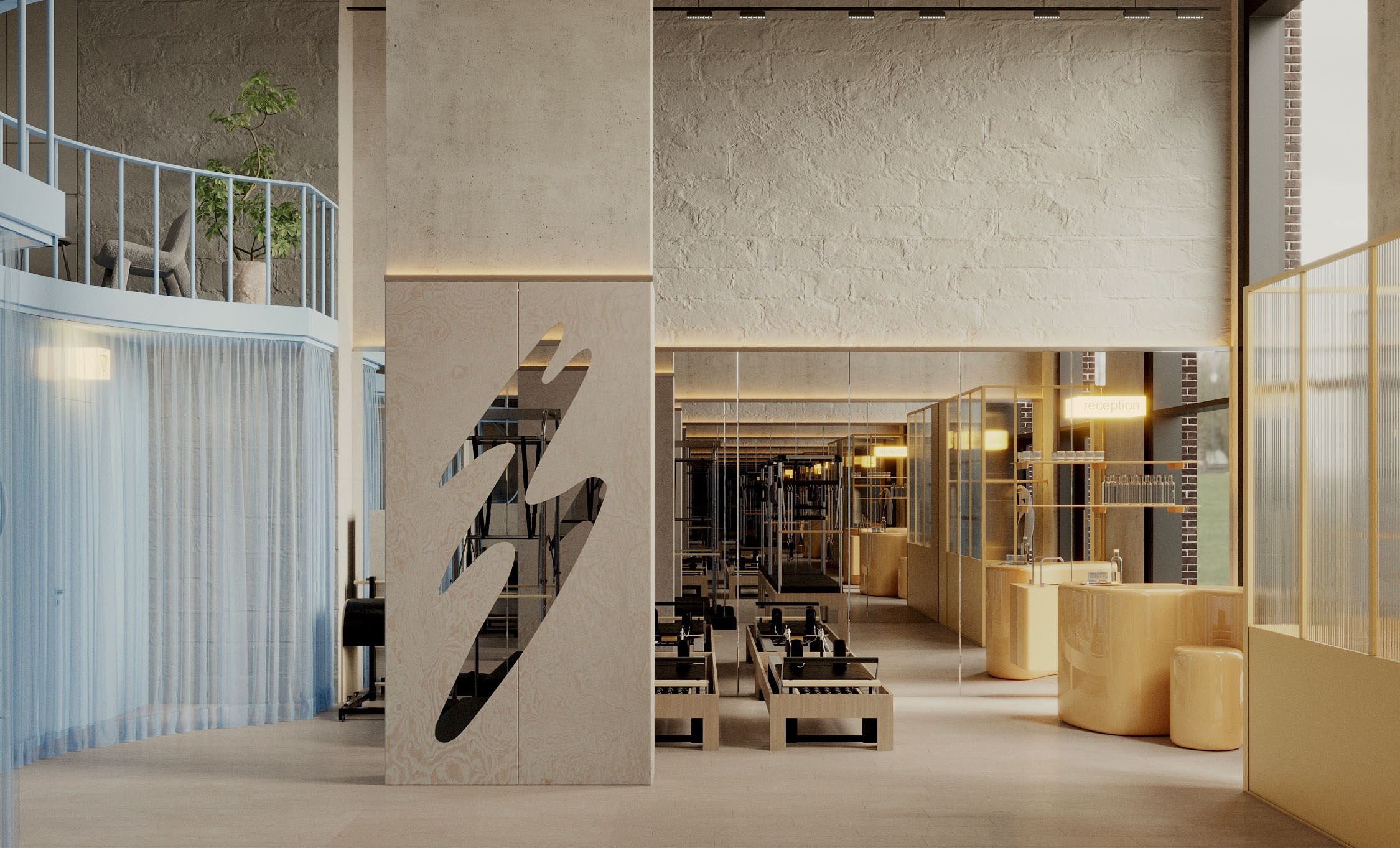 NB.Pilates. Пёрышкова София. Архитектурная визуализация. Ереван | Москва